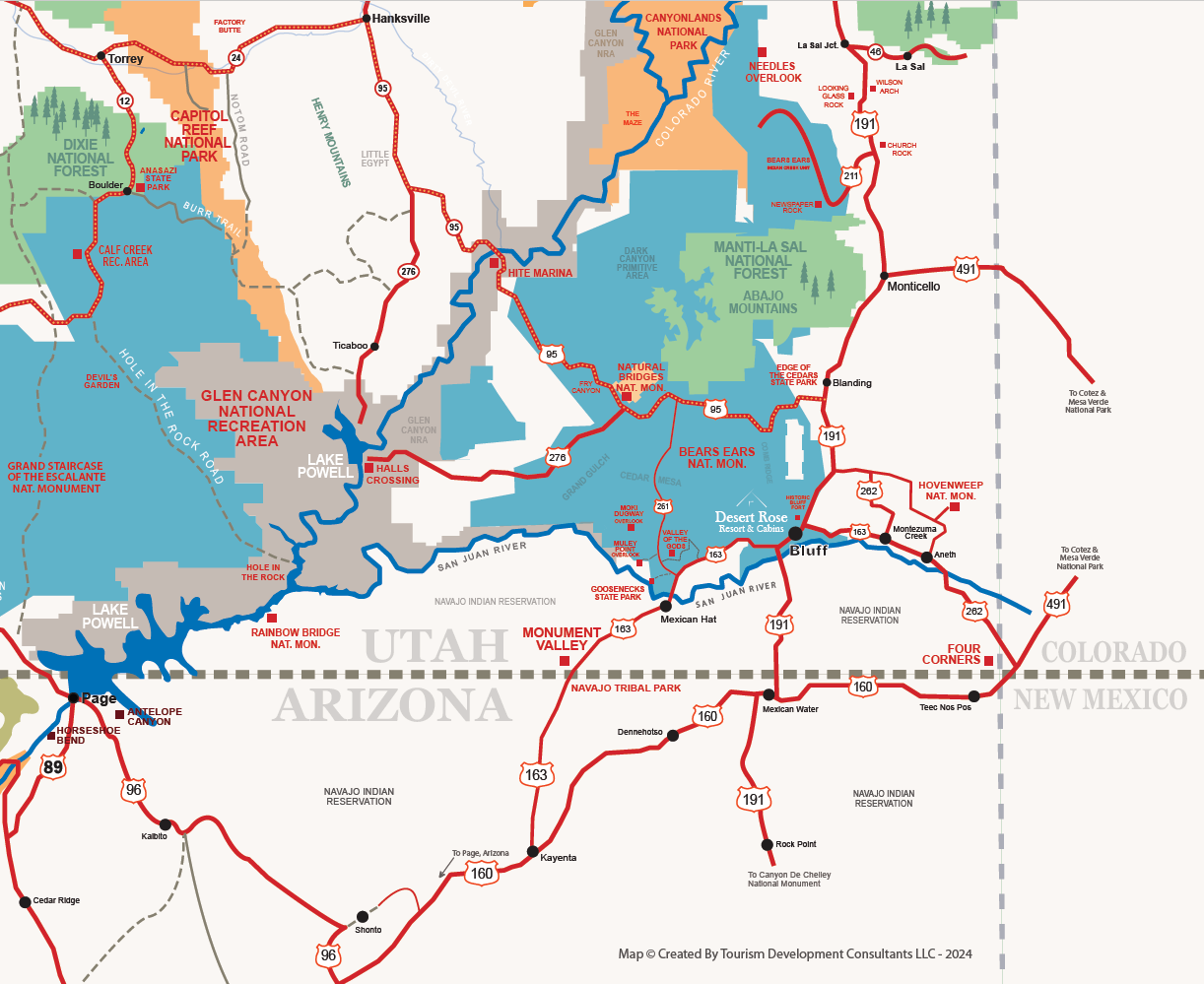Map Of Utah Map Of Southern Utah Utah Guide