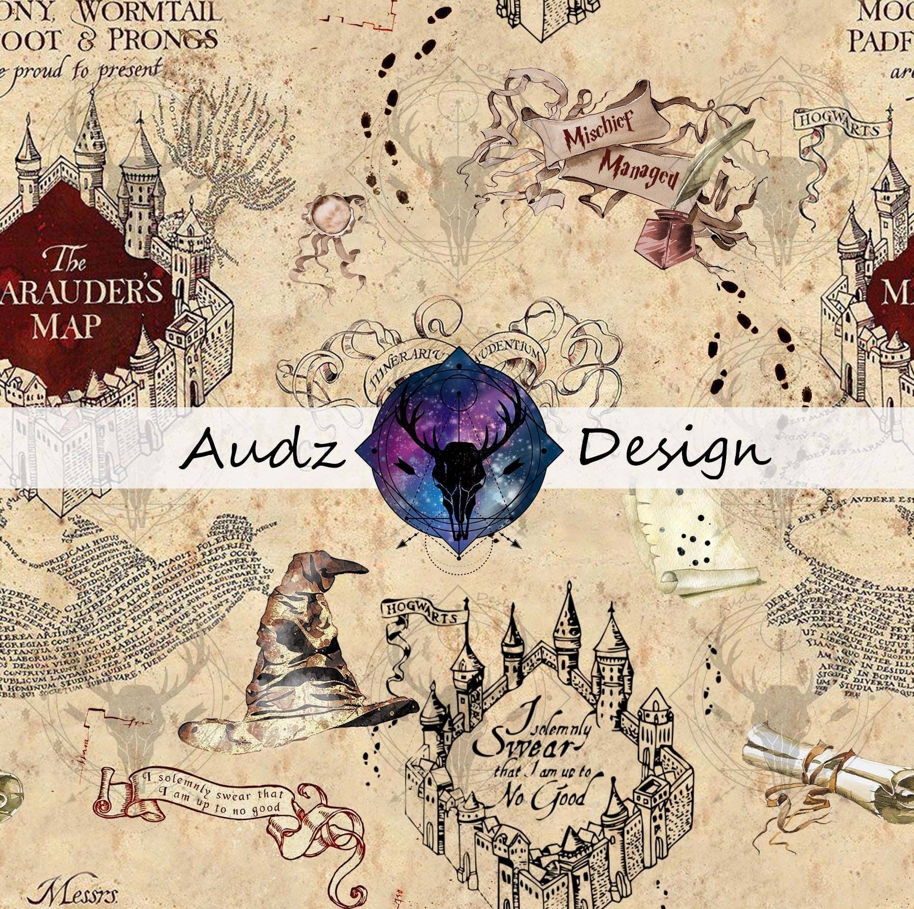 Full Marauders Map Printable Full Marauders Map Printable