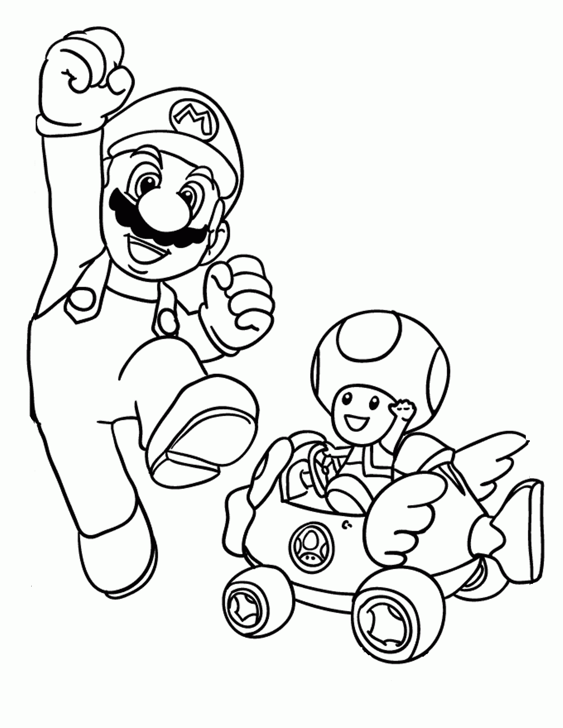 Mario Coloring Pages Printable Coloring Pages FREE