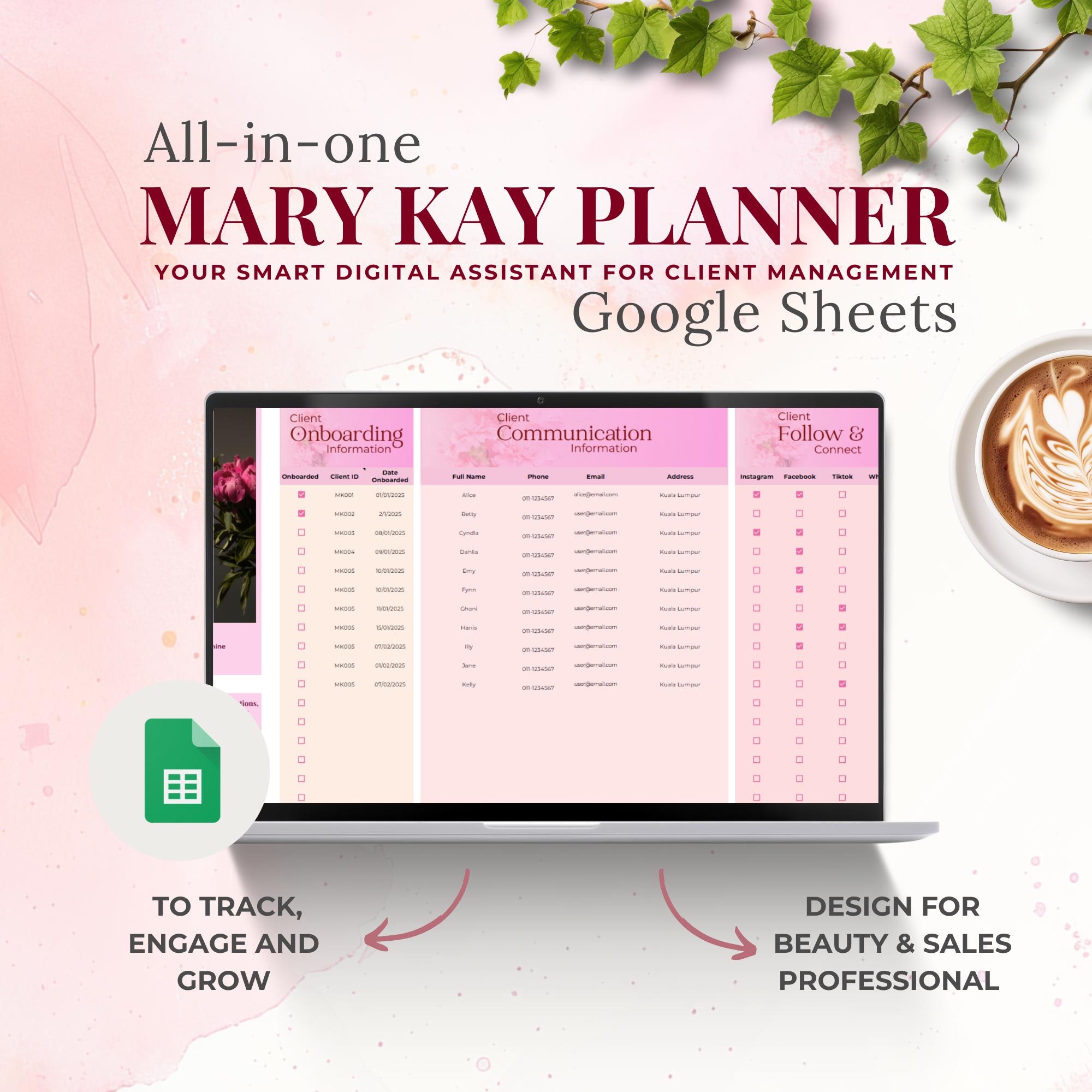 Mary Kay Inventory Spreadsheet Etsy