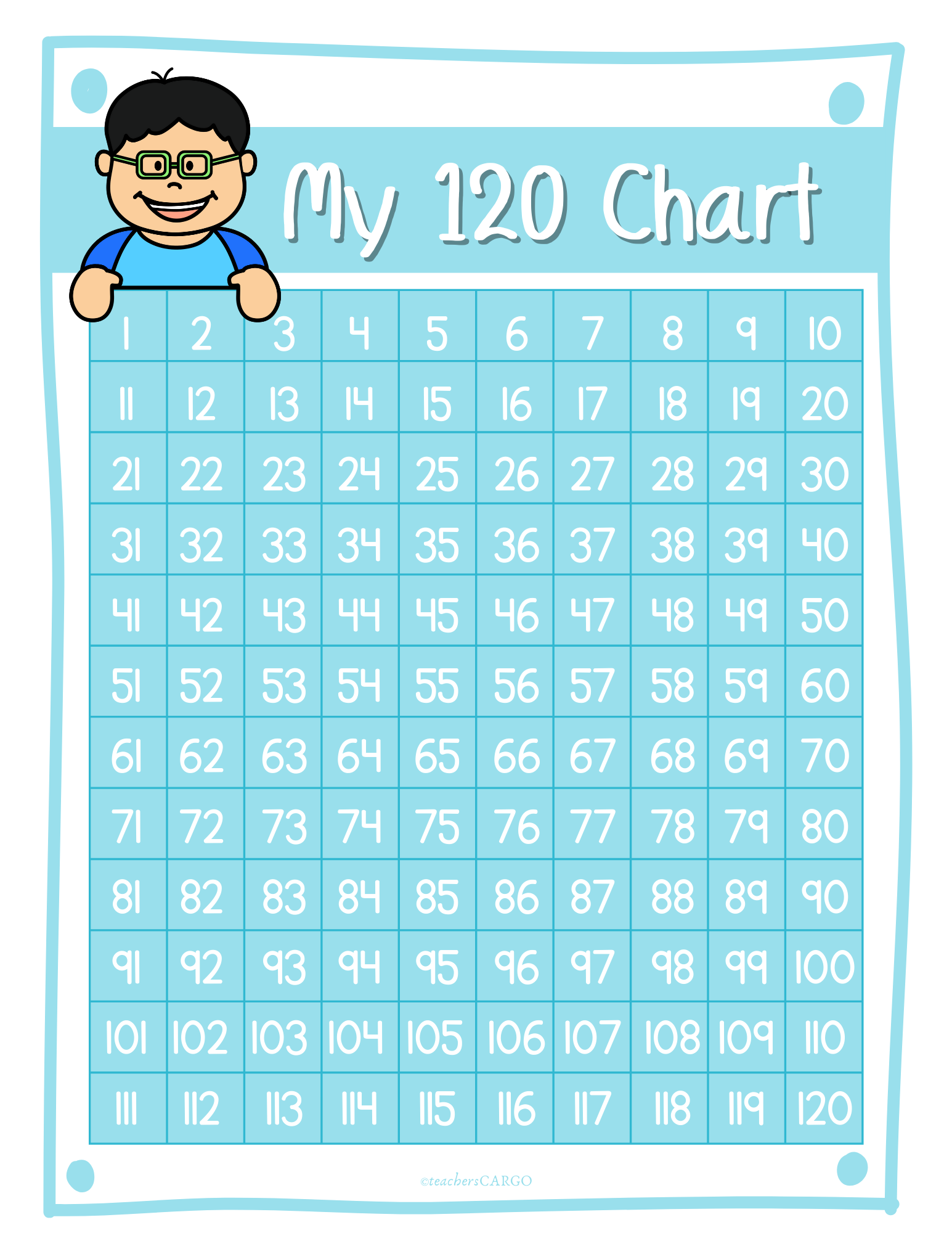 Missing Numbers To 120 Counting To 120 Worksheets 120 Chart And Blank Cha Made By Teachers