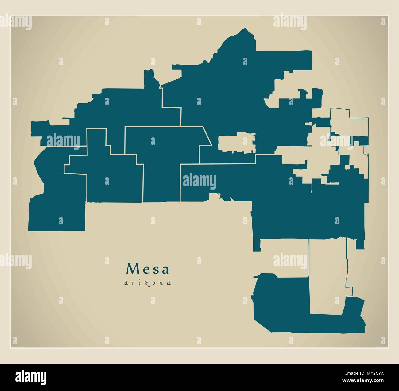 Printable Map Of Mesa Az