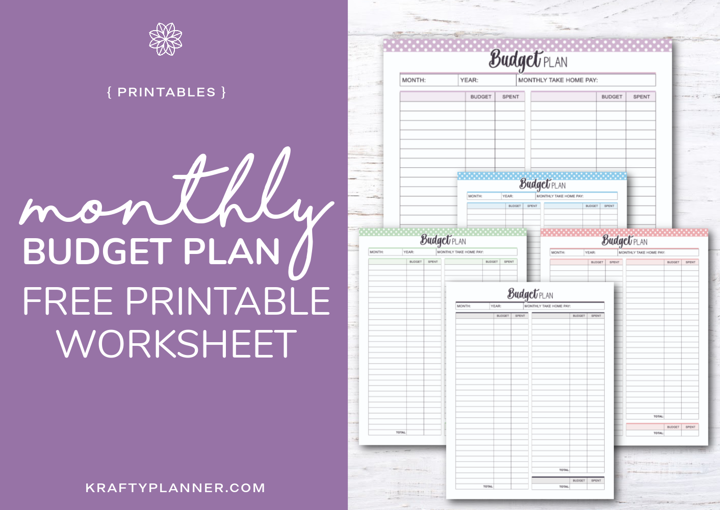 Free Budgeting Worksheets Printable Free Budgeting Worksheets Printable