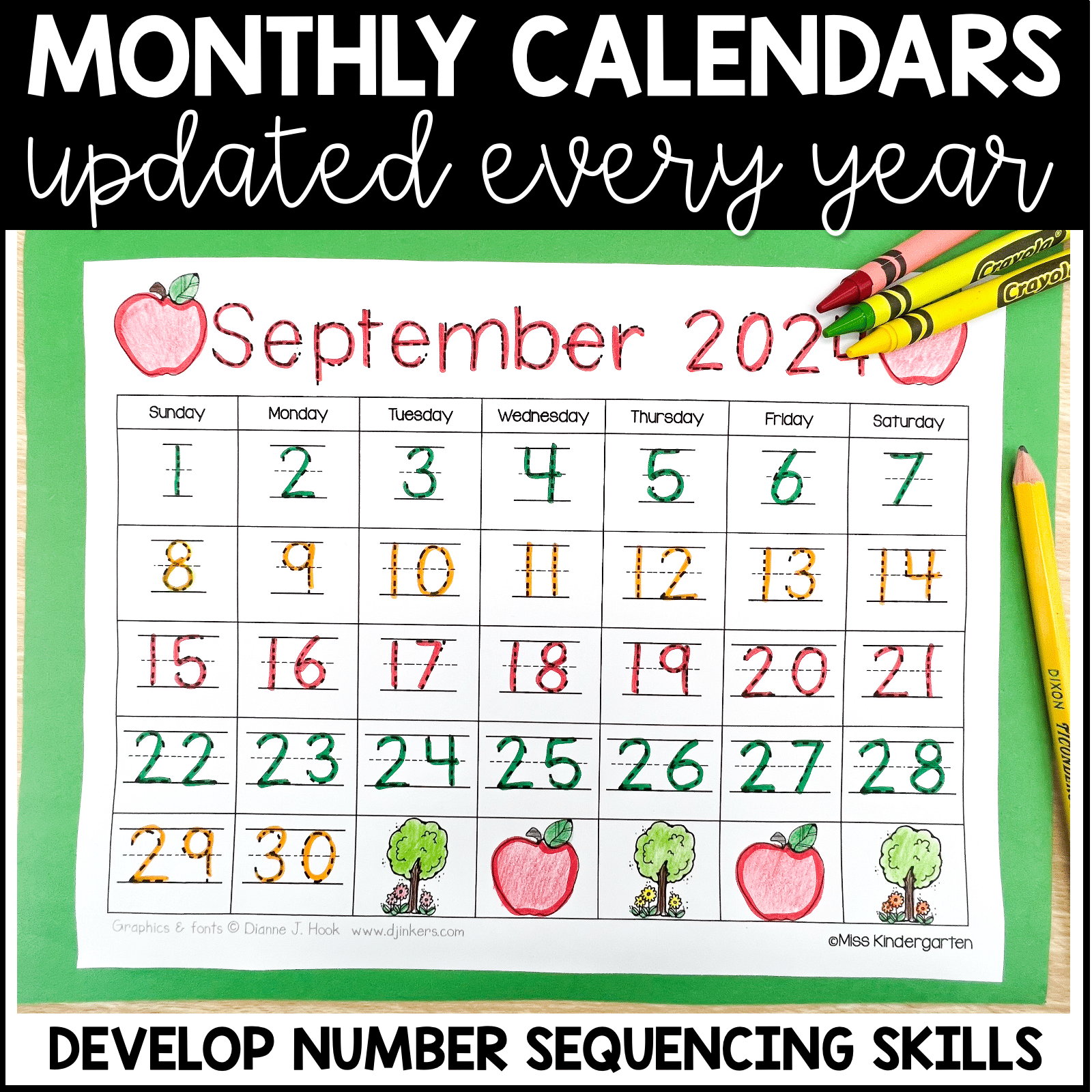 Monthly Editable Calendar Templates 2025 2026 Plus Yearly Updates Miss Kindergarten Monthly Editable Calendar Templates 2025 2026 Plus Yearly Updates Miss Kindergarten