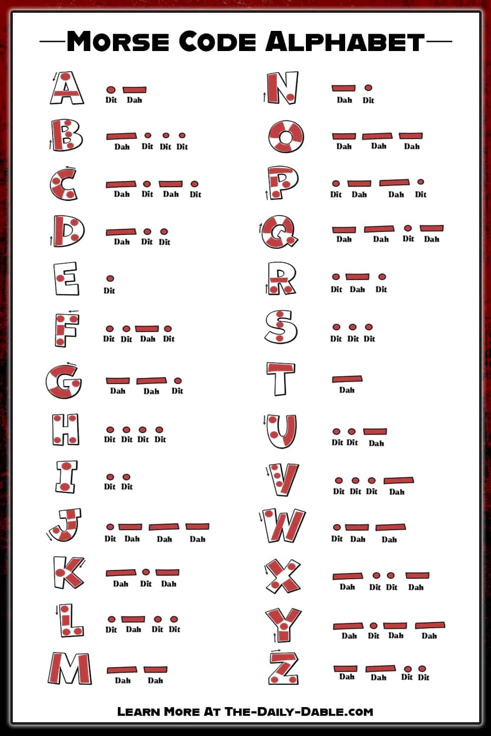 Printable Morse Code Worksheets