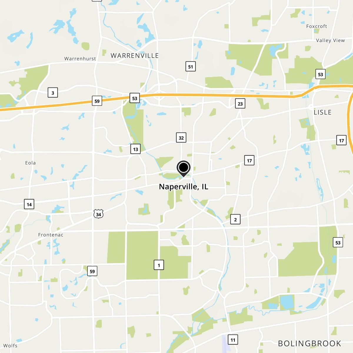 Printable Map Of Naperville Il Printable Map Of Naperville Il