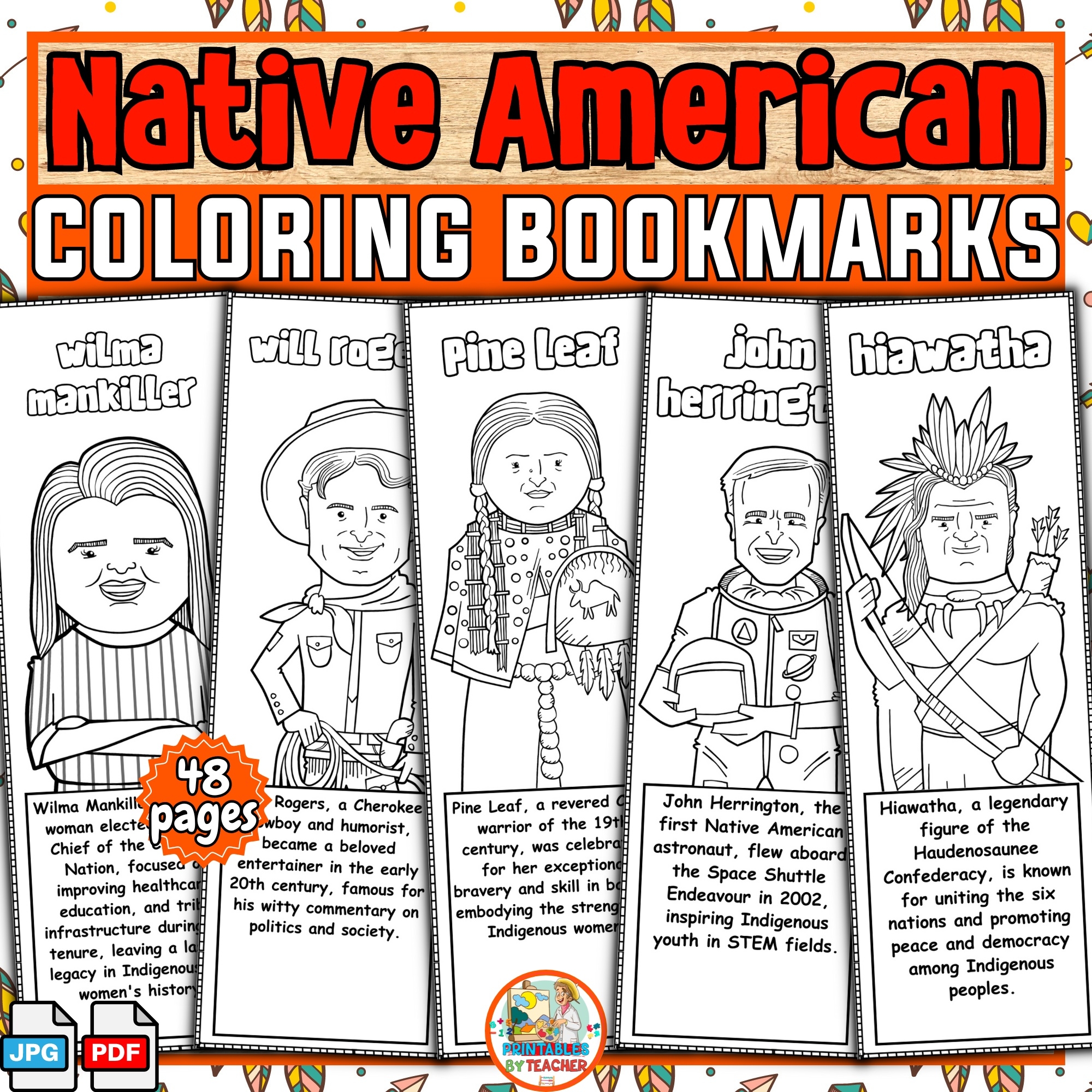 Native American Heritage Month Coloring Bookmarks Indian American Worksheets Classful