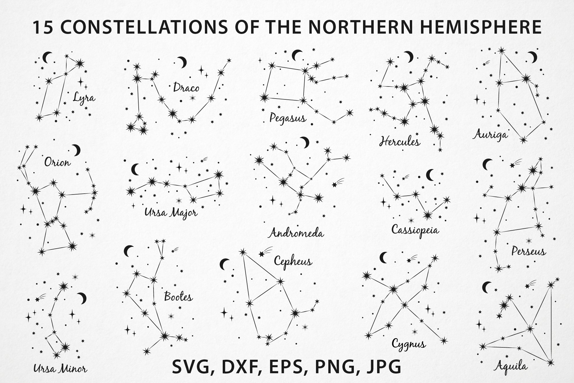Free Printable Constellation Map