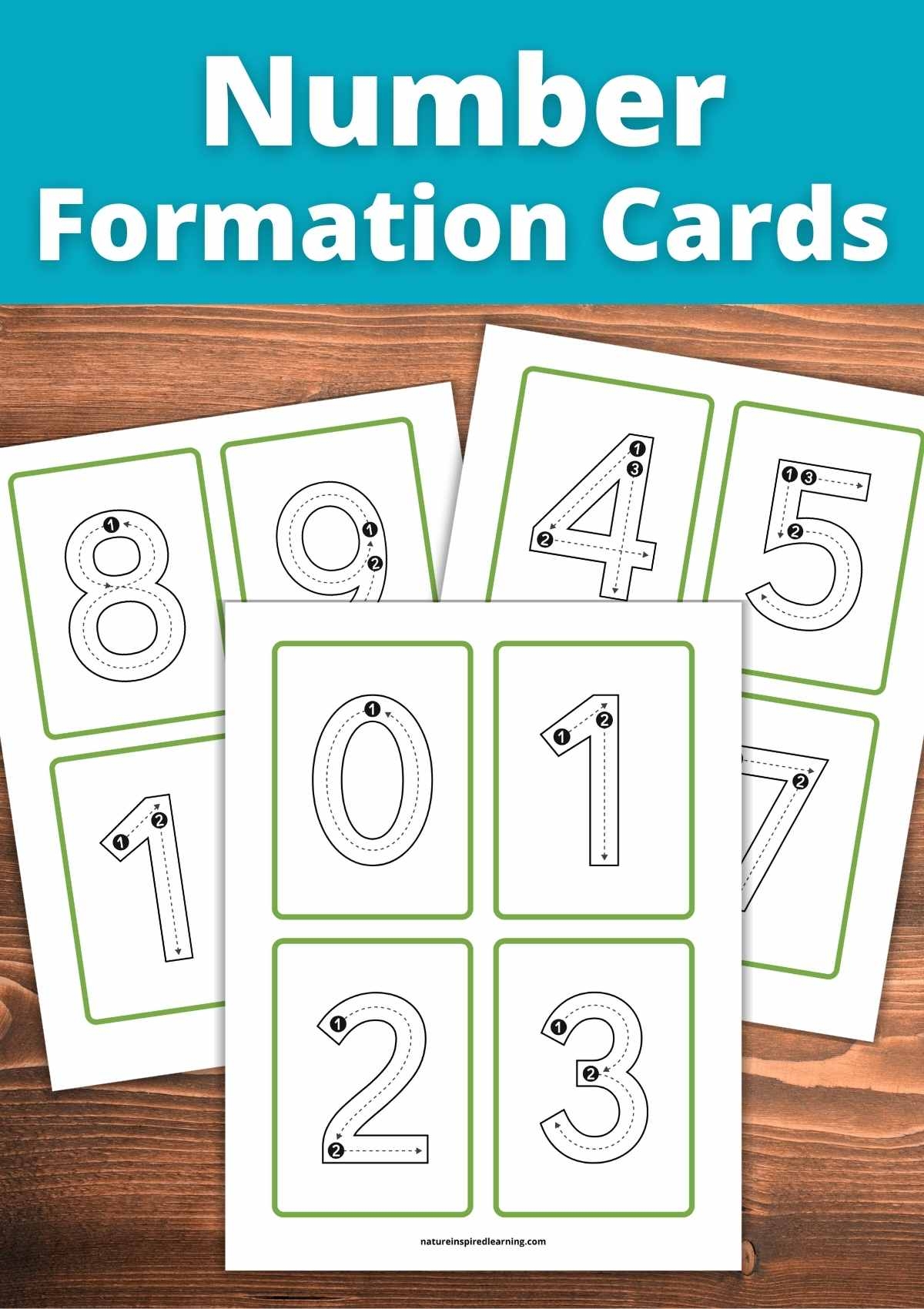 Number Formation Worksheets Free Printable