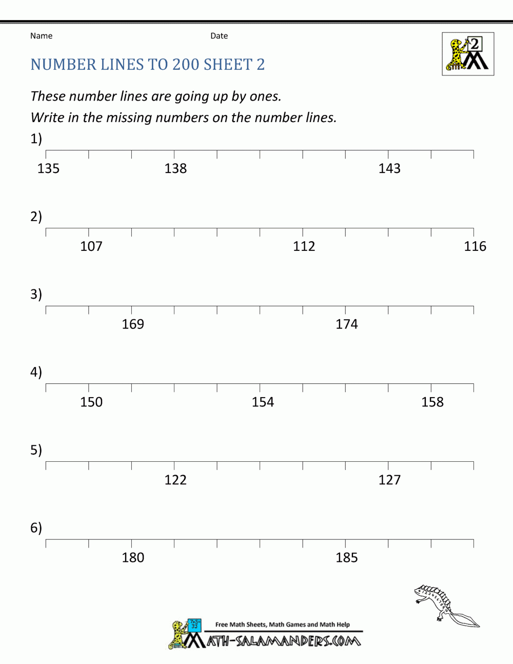 Number Lines Worksheets Counting By 1s And Halves Number Lines Worksheets Counting By 1s And Halves