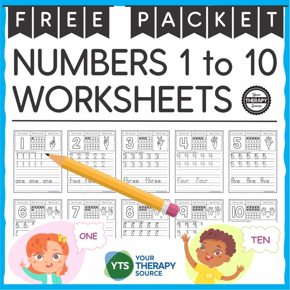 Free Printable Numbers Tracing Worksheet Free Printable Numbers Tracing Worksheet