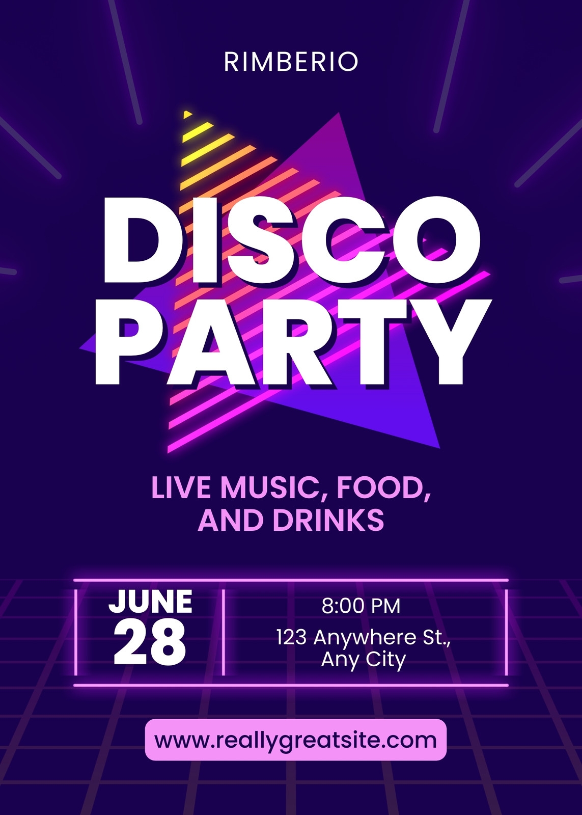 Page 14 Free Printable And Customizable Club Flyer Templates Canva