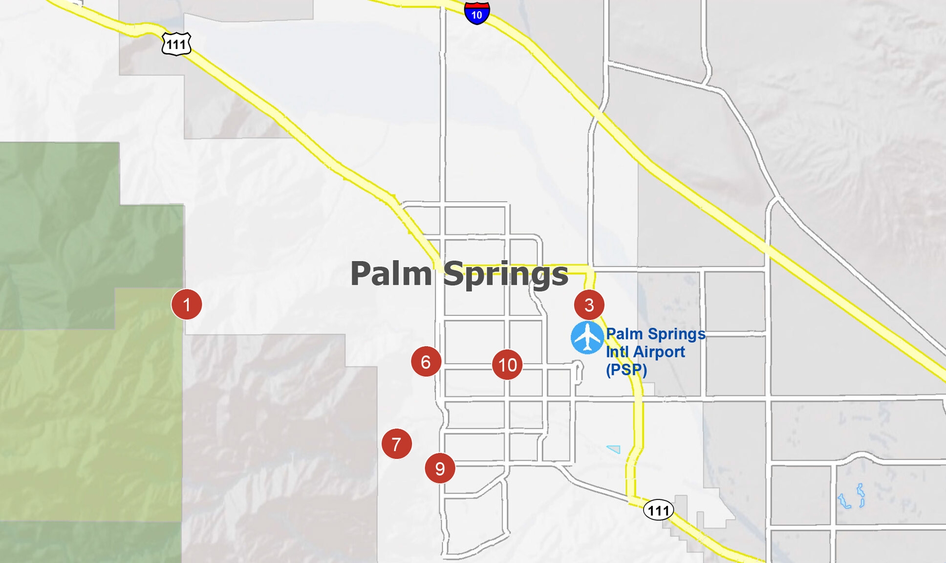 Printable Map Of Palm Springs Printable Map Of Palm Springs