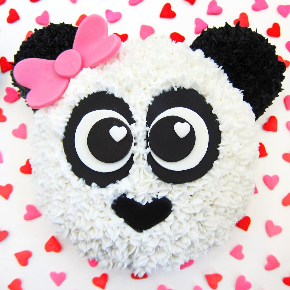 Free Printable Panda Cake Template
