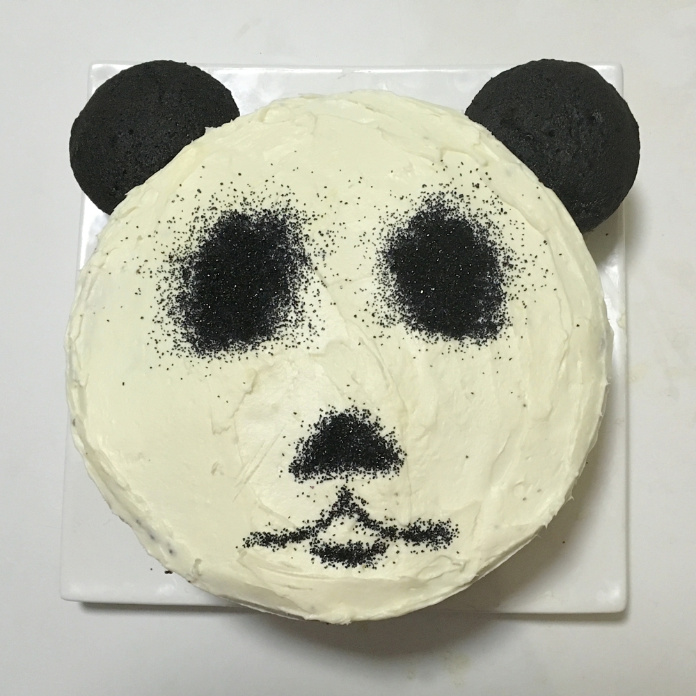 Panda Cake Stencil 
