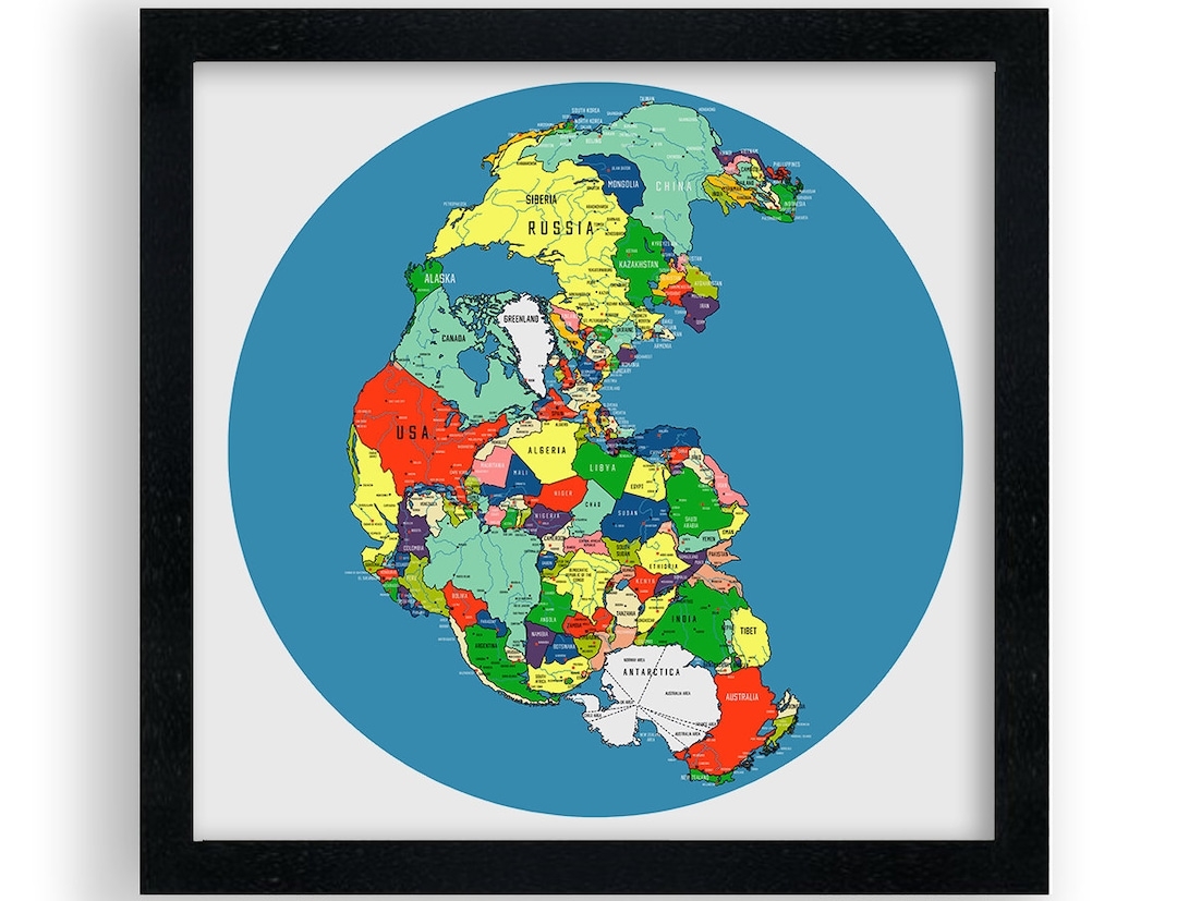 Pangea Map Limited Edition Gicl e Print Various Sizes Etsy Pangea Map Limited Edition Gicl e Print Various Sizes Etsy