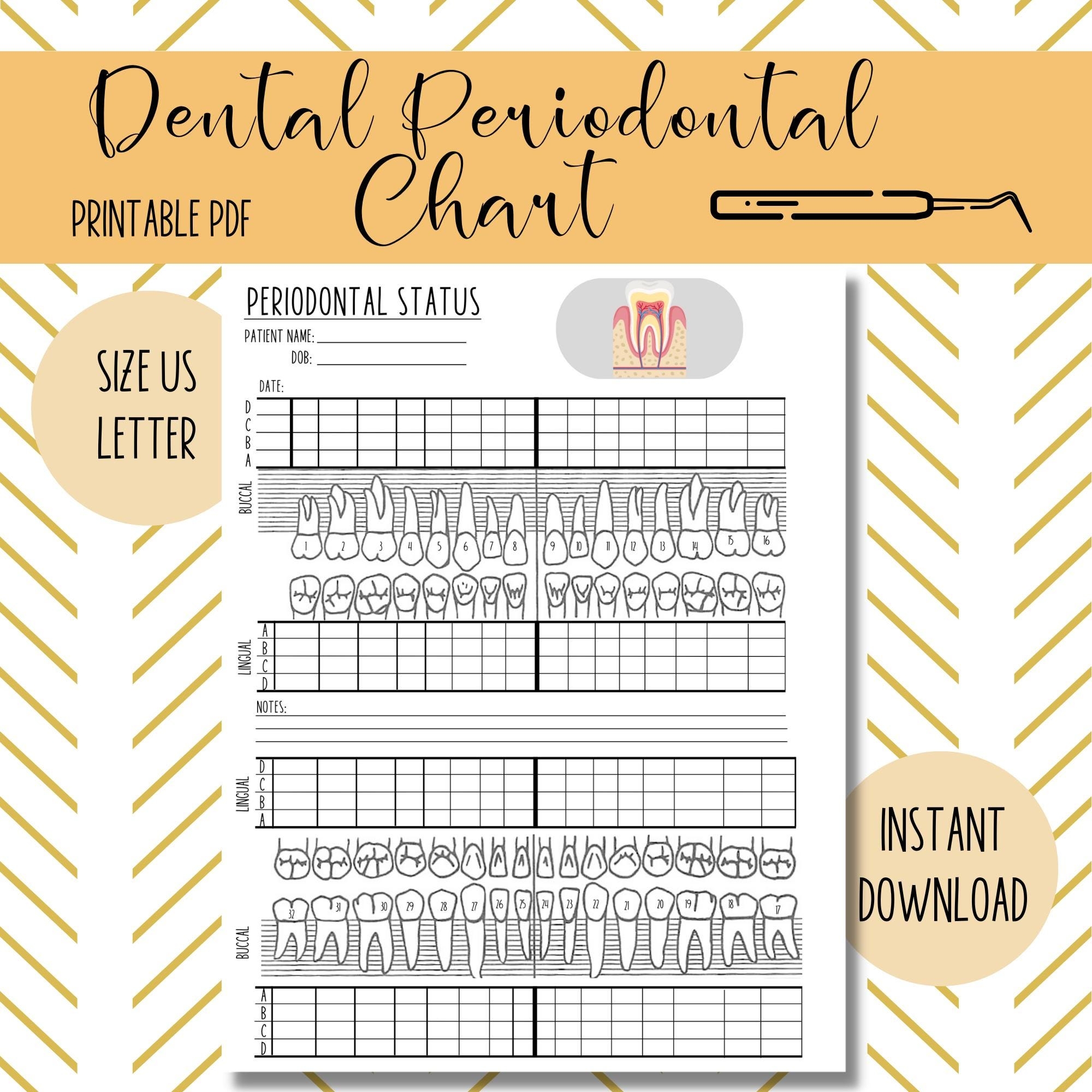 Perio Chart Template Printable