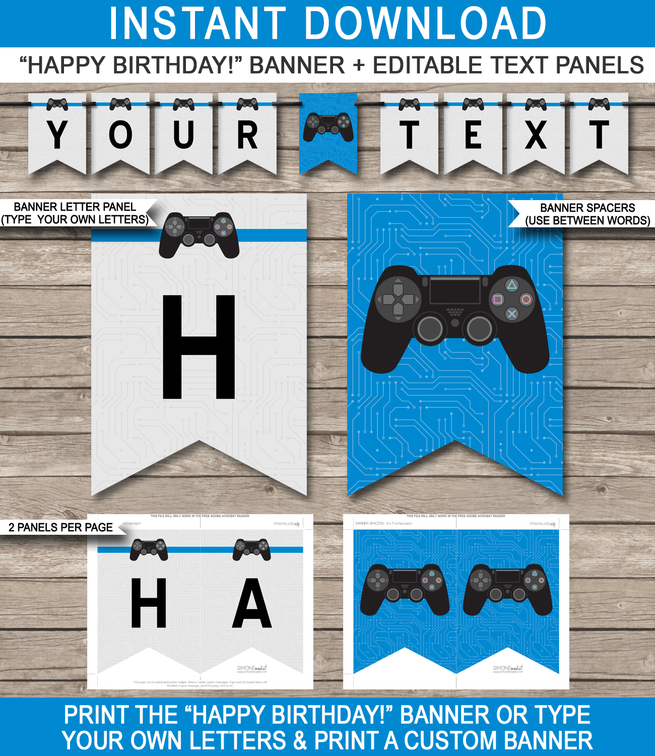 Free Printable Ps4 Birthday Card Template Free Printable Ps4 Birthday Card Template