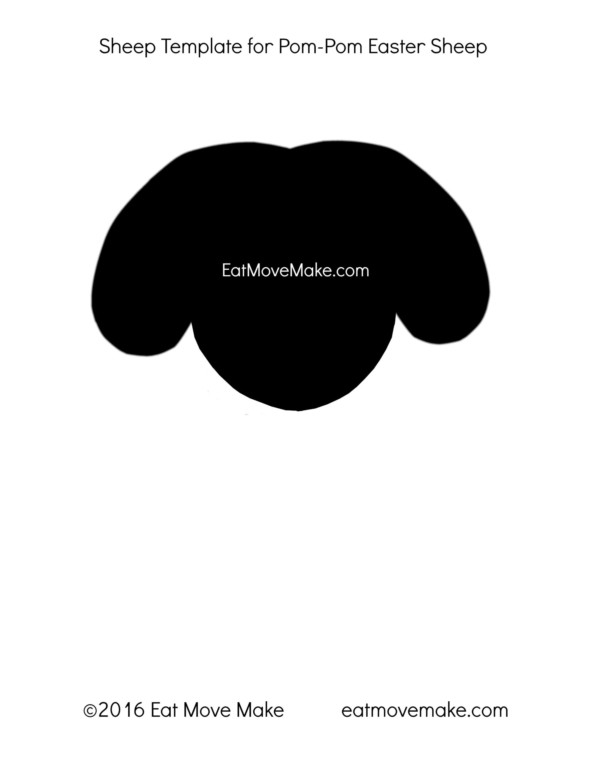 Pom Pom Sheep Easter Craft For Kids