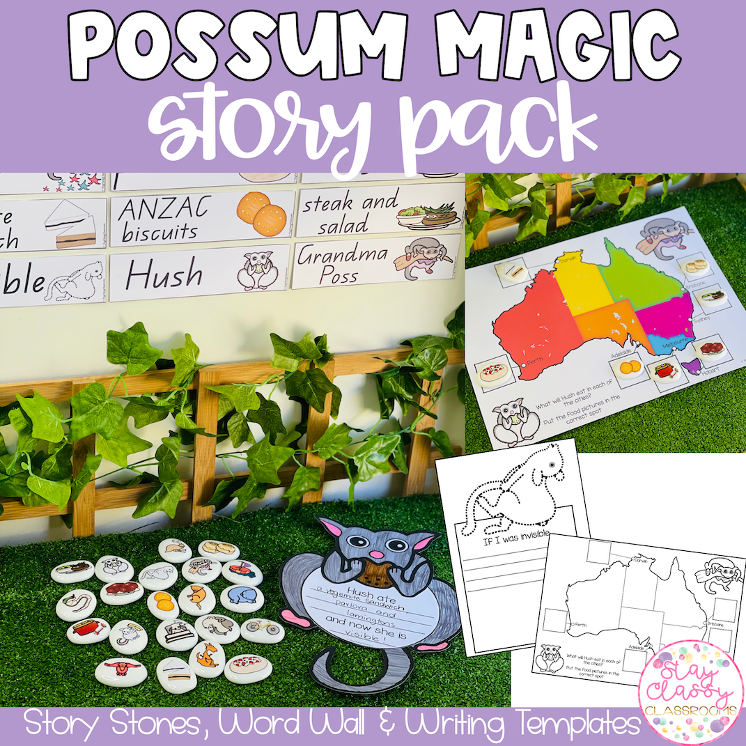 Possum Magic Story Pack Story Stone Printables