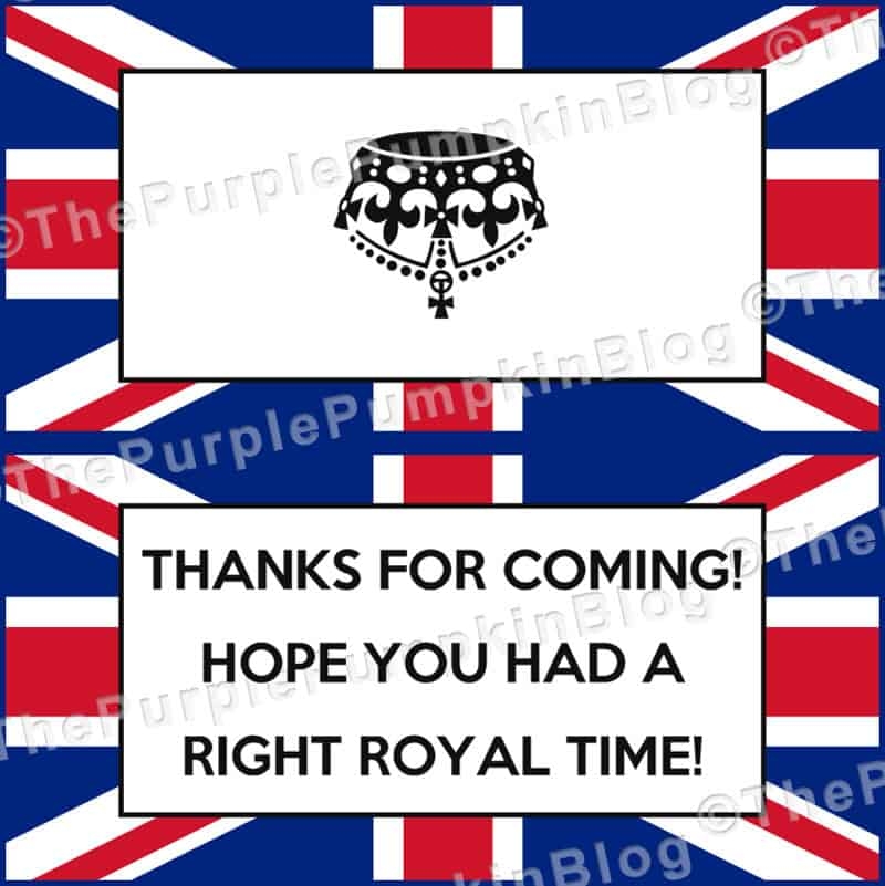 Post Royal Wedding Printables Free British Royal Party Printables 