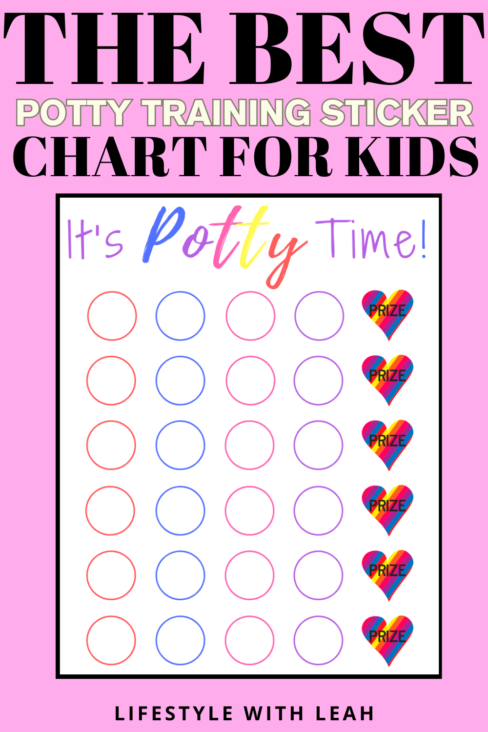 Toilet Training Sticker Chart Printable