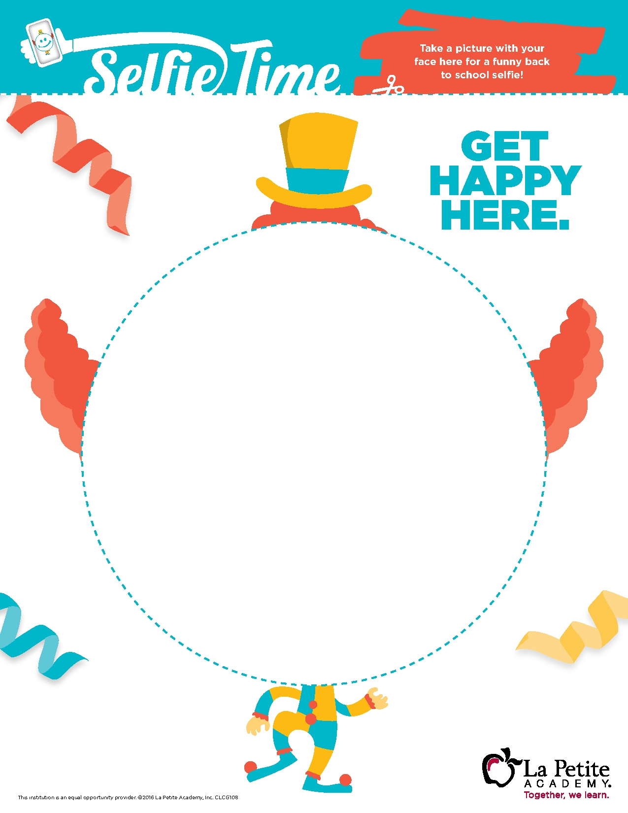 Printable Back To School Selfie Frame La Petite Academy Printable Back To School Selfie Frame La Petite Academy