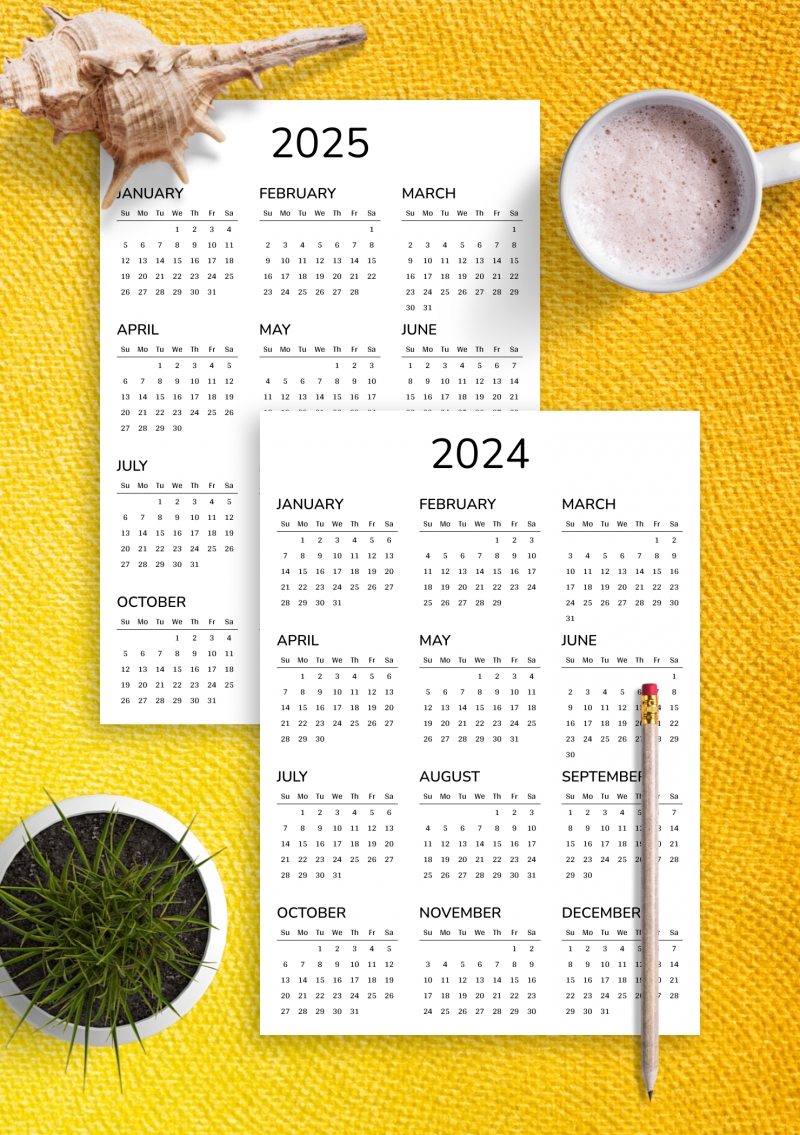25/26 Calendar Printable 25/26 Calendar Printable