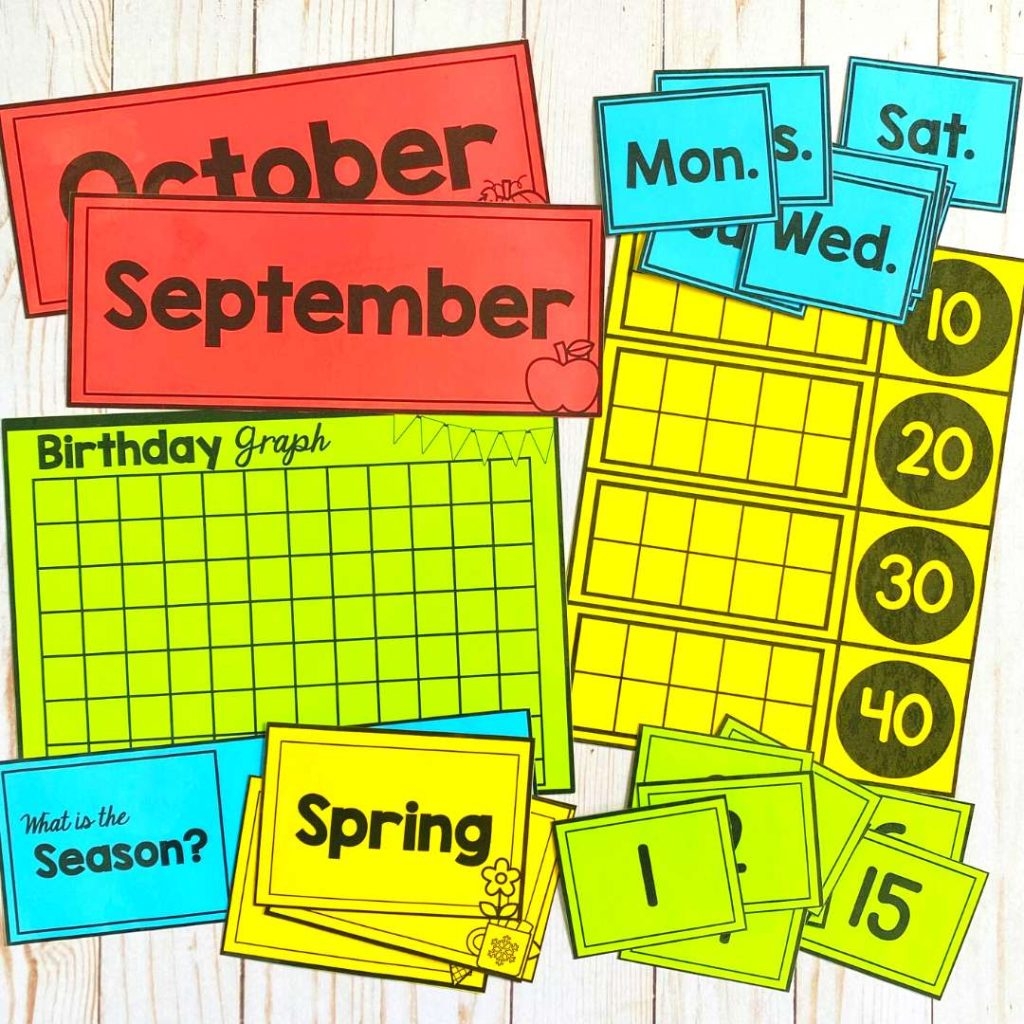PRINTABLE CLASSROOM CALENDAR SET That Is Ink friendly PRINTABLE CLASSROOM CALENDAR SET That Is Ink friendly