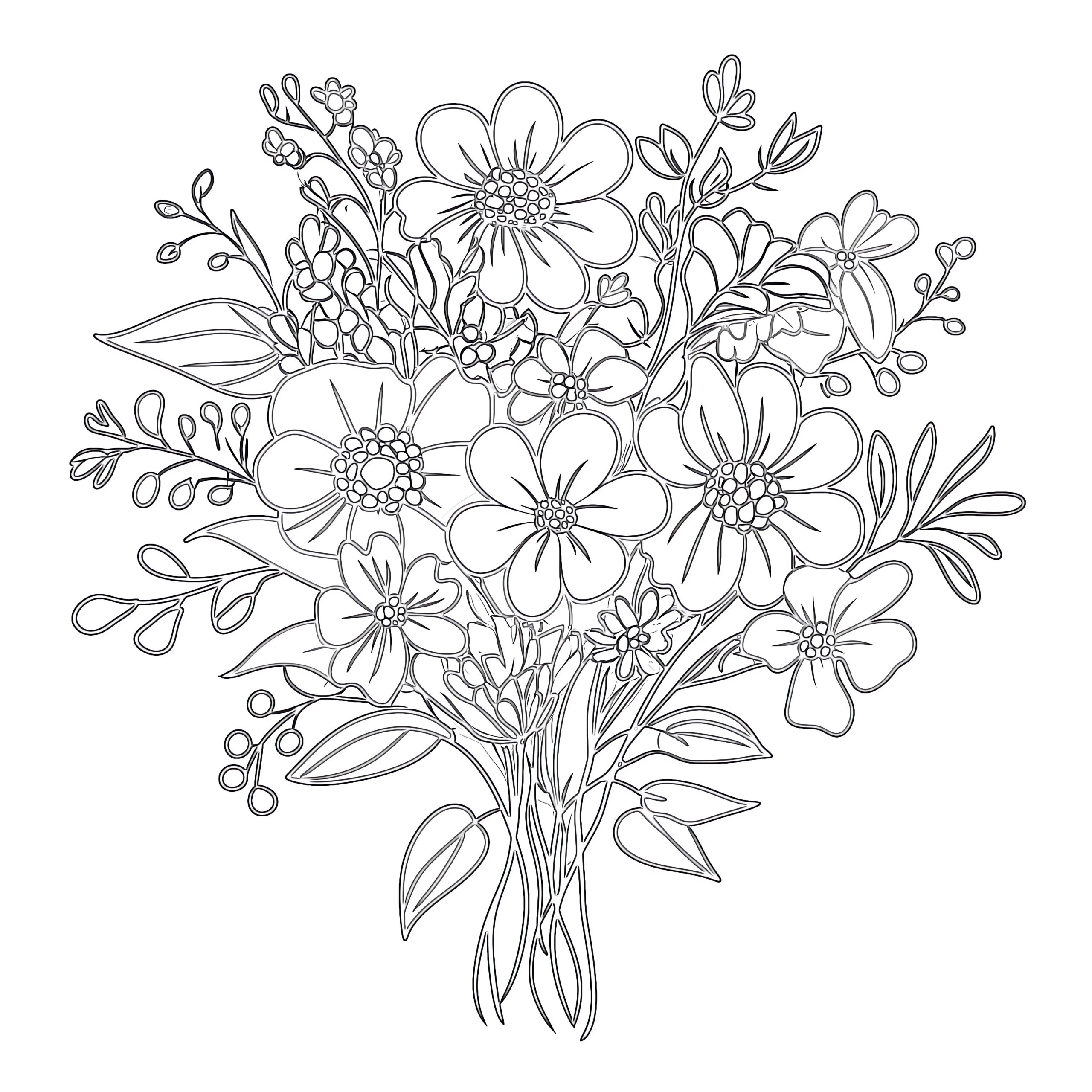 Free Printable Coloring Sheets Of Flowers Free Printable Coloring Sheets Of Flowers