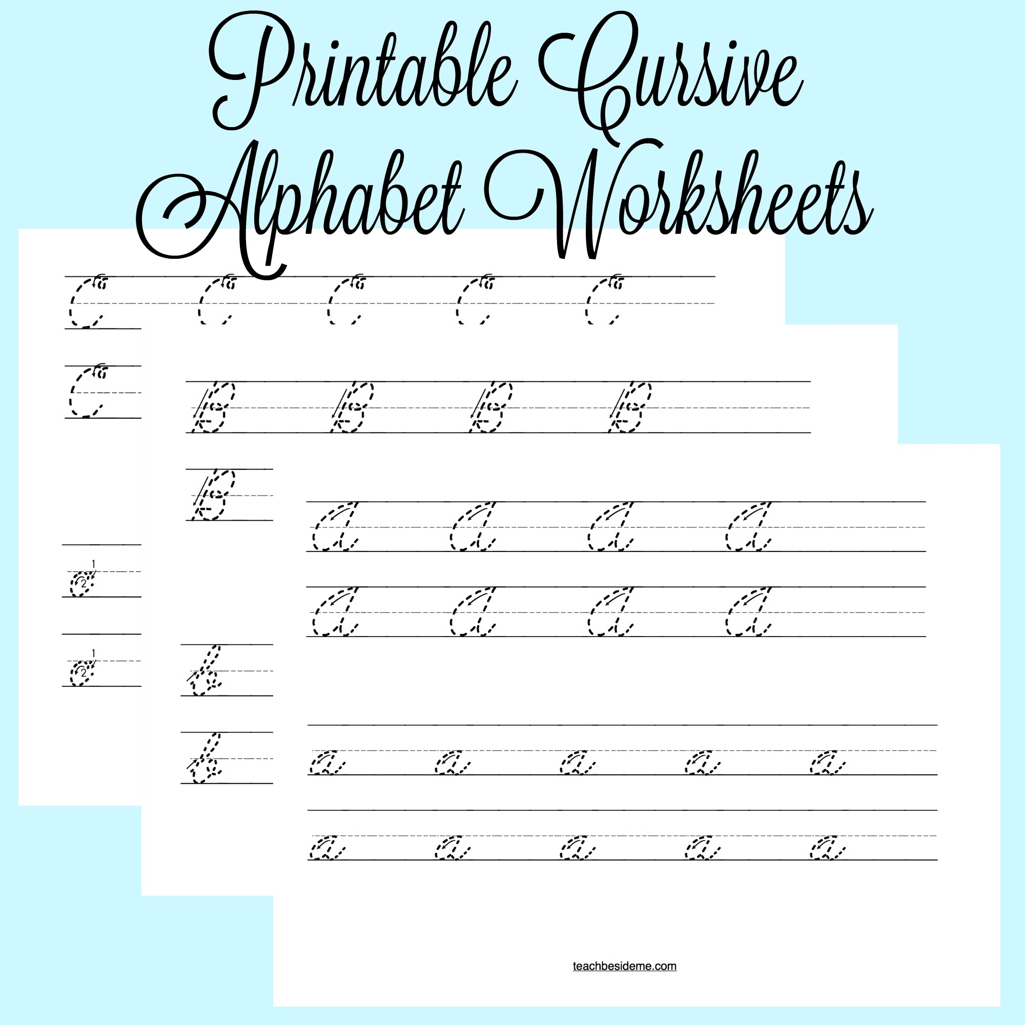 Printable Cursive Letter Practice Sheets Printable Cursive Letter Practice Sheets