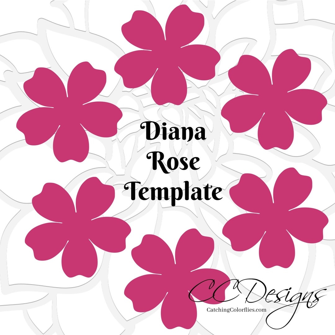 Free Printable Rose Flower Templates