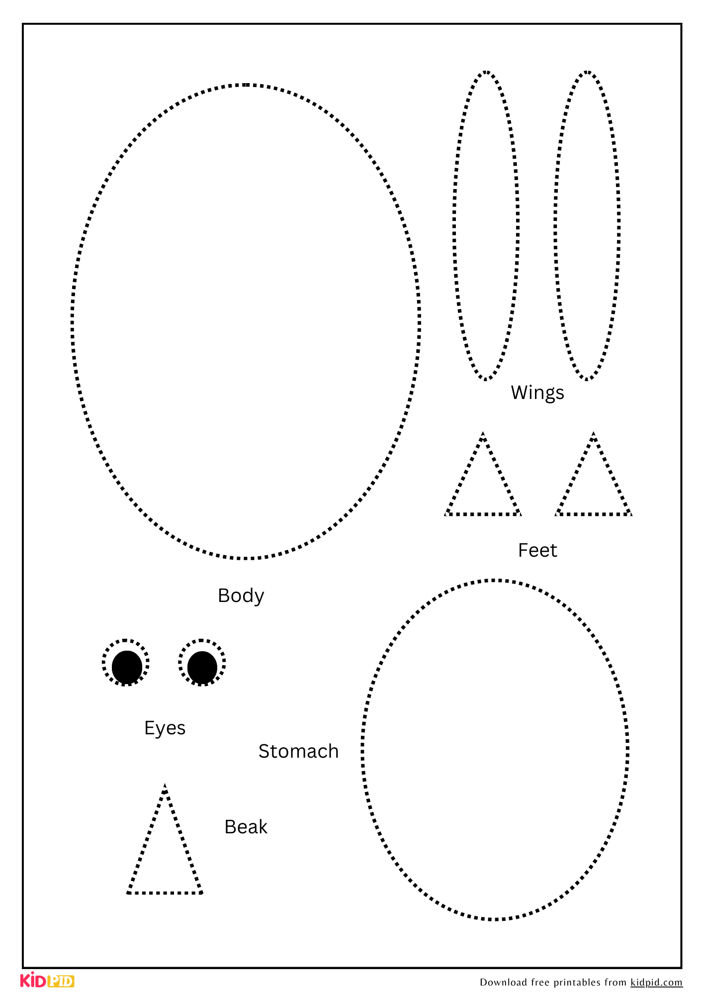 Free Printable Penguin Feet Template Free Printable Penguin Feet Template