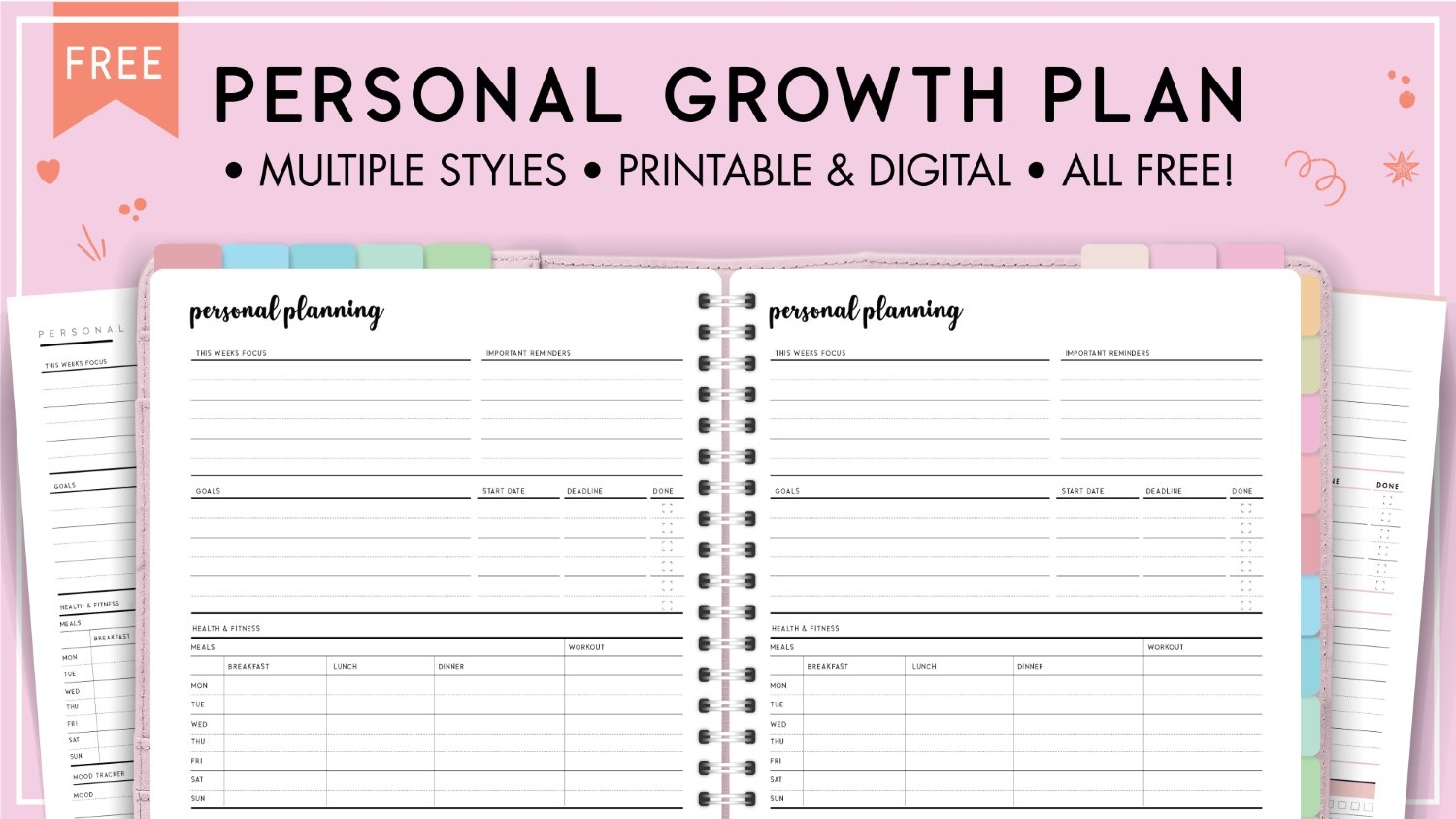 Printable Personal Growth Plan Template You Need This In Your Life Printable Personal Growth Plan Template You Need This In Your Life