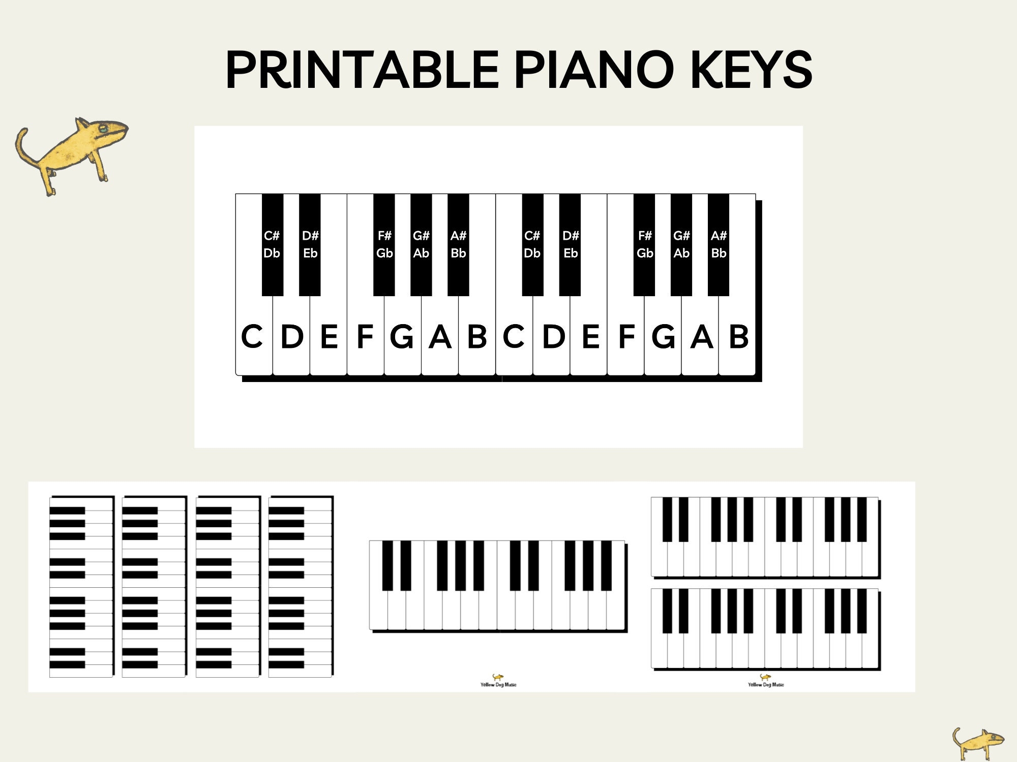 Printable Piano Keys Music Education Music Note Value Music Printable Piano Keys Music Education Music Note Value Music