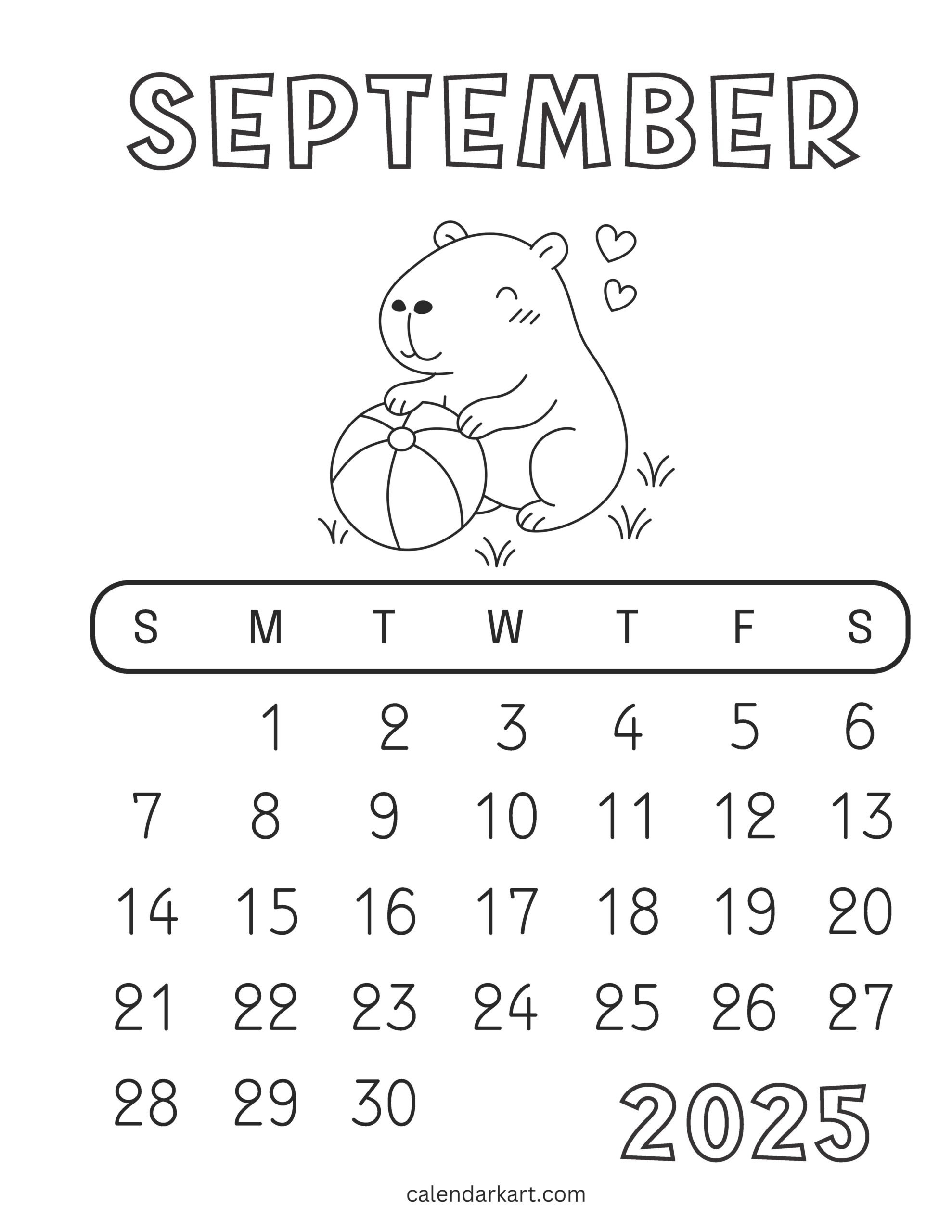 Printable September 2025 Calendar With Holidays Calendarkart Printable September 2025 Calendar With Holidays Calendarkart