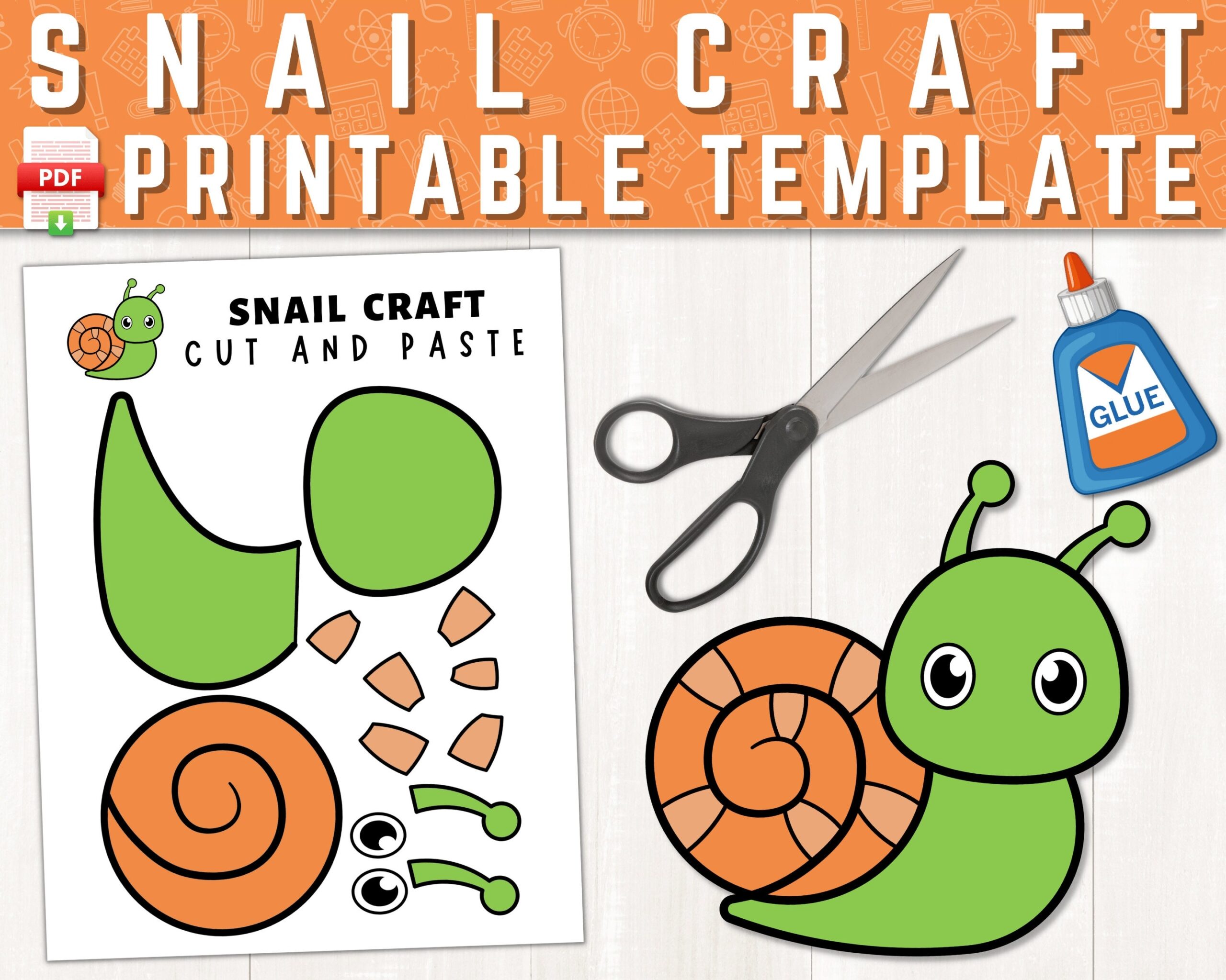 Free Printable Snail Body Template