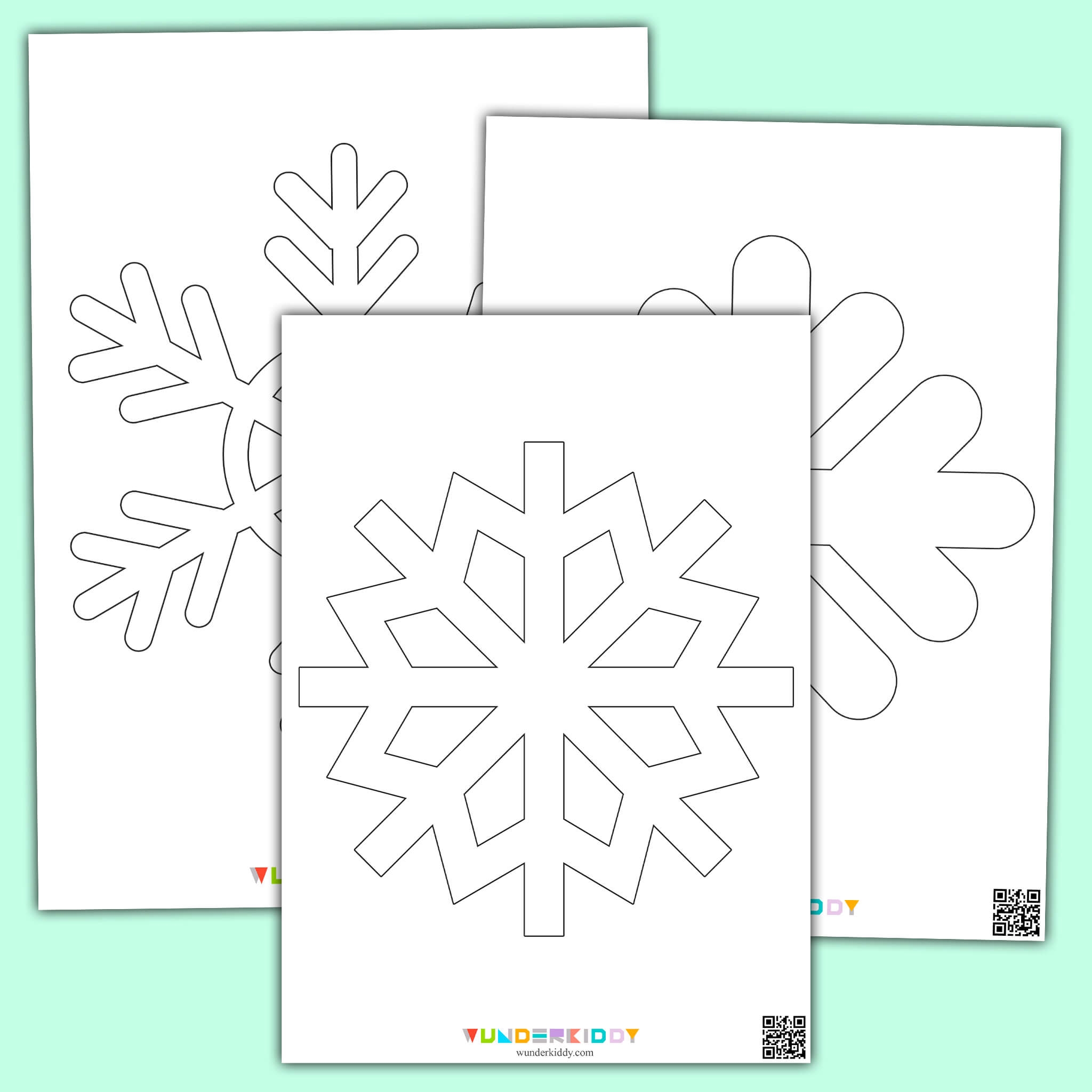 Free Printable Small Snowflake Template Pdf