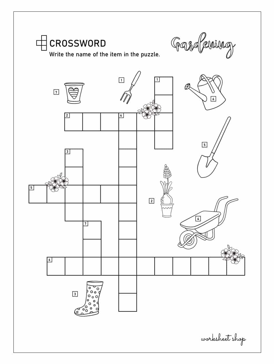 Free Puzzle Printable Worksheets