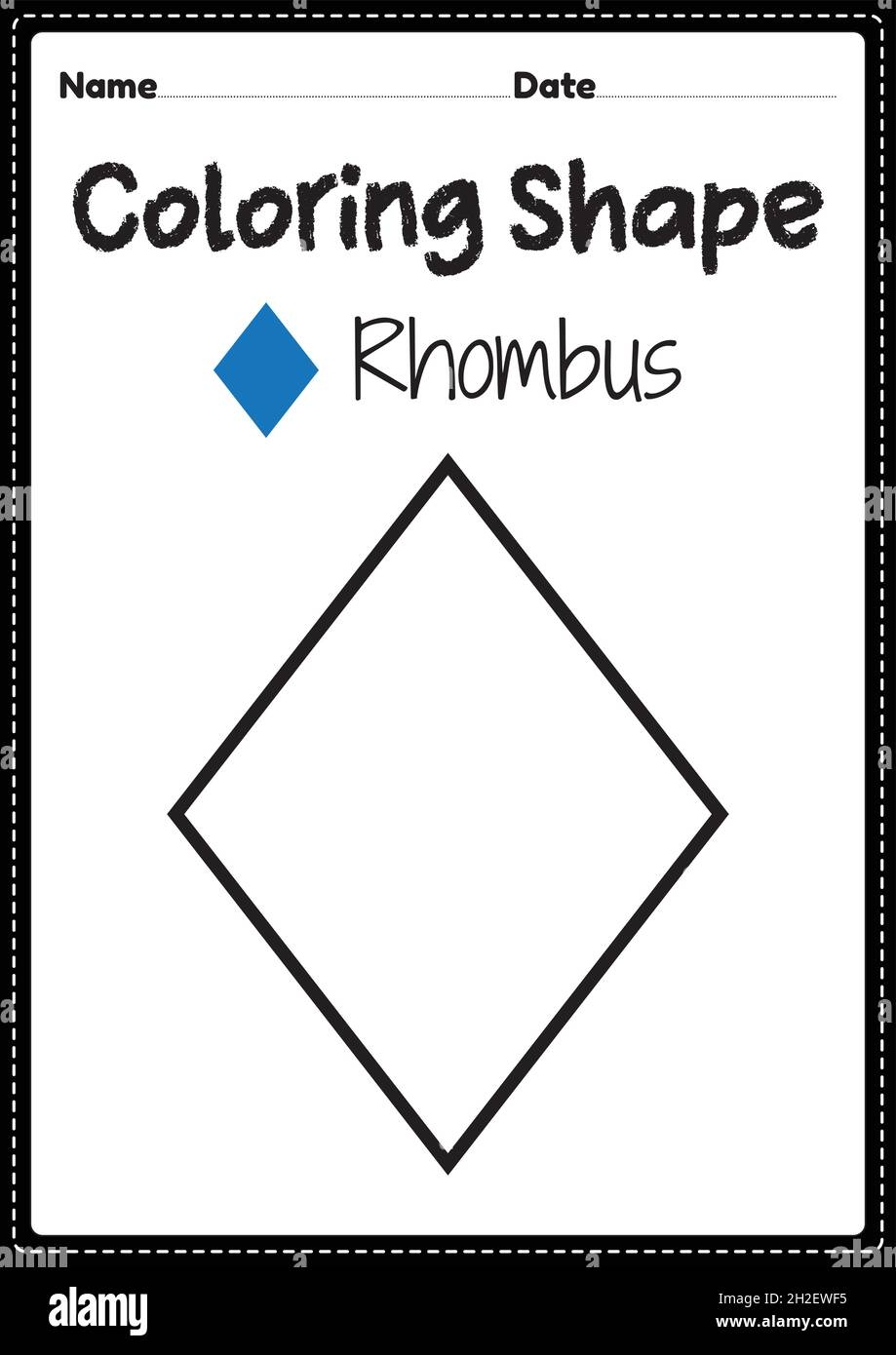 Rhombus Coloring Hi res Stock Photography And Images Alamy