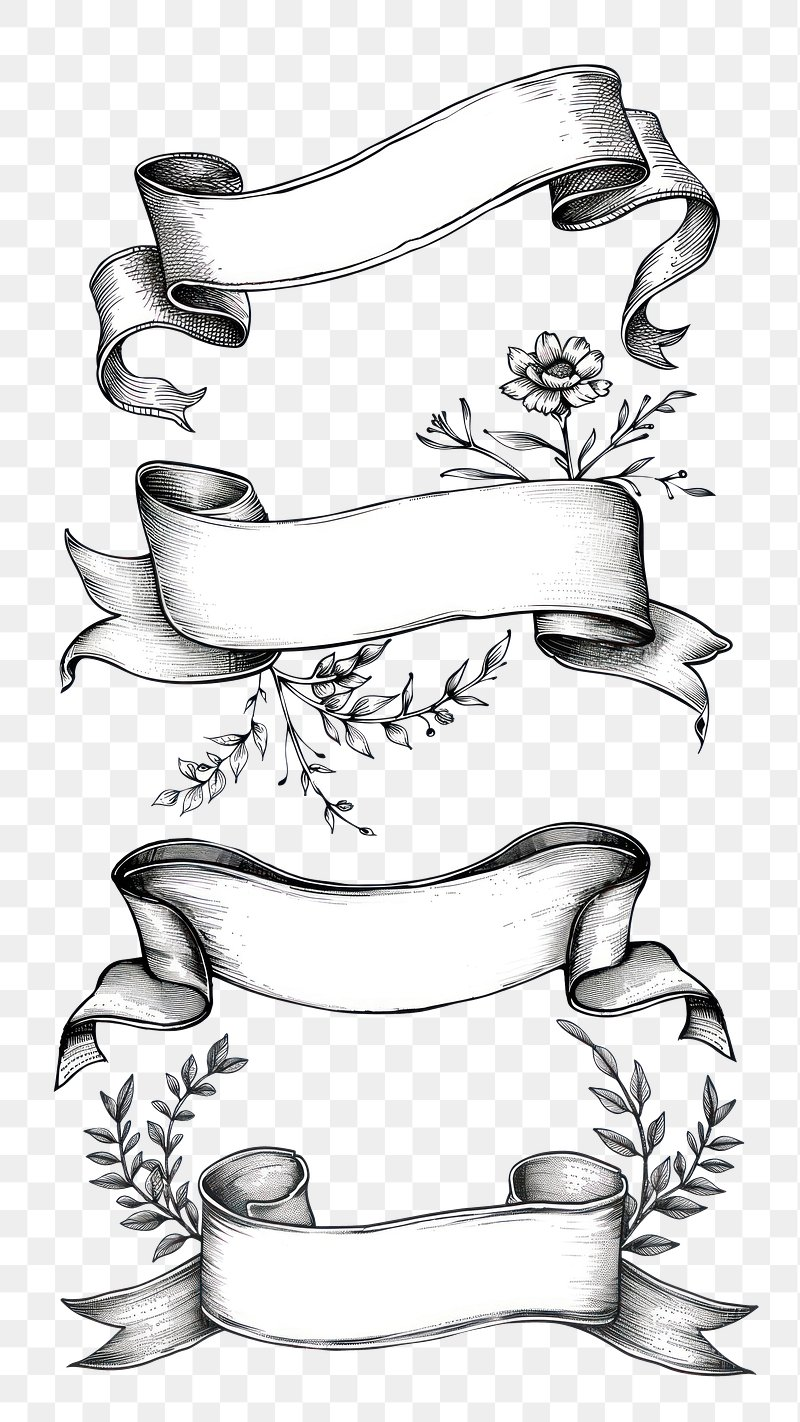 Ribbon Banner PNG Images Free PNG Vector Graphics Effects U0026 Backgrounds Rawpixel