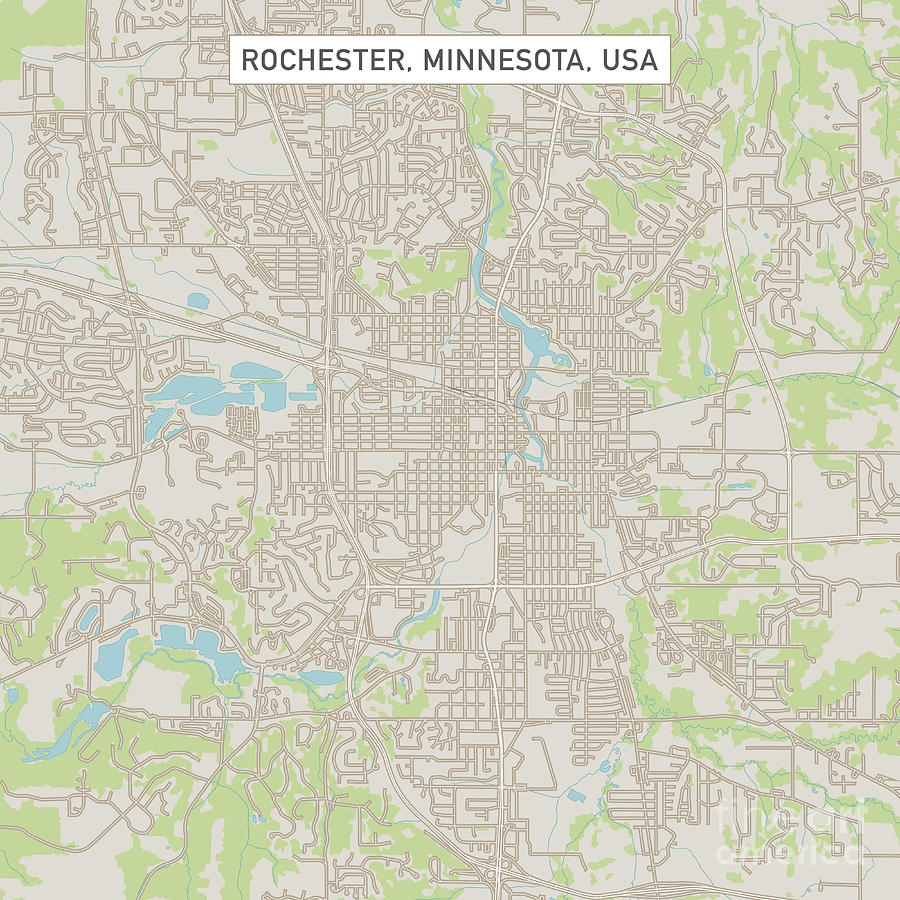 Printable Map Of Rochester Mn