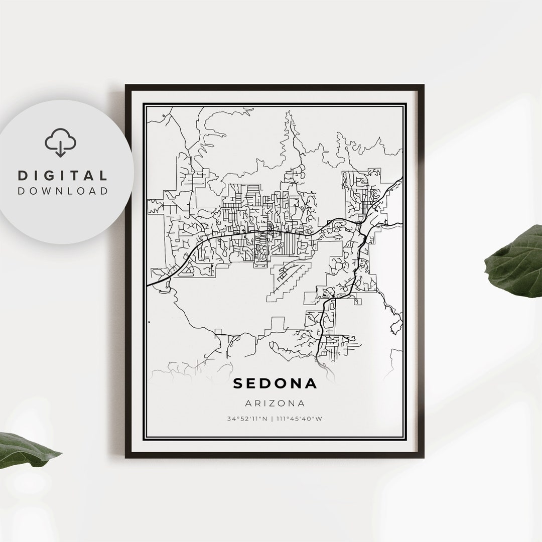 Printable Street Map Of Sedona Az