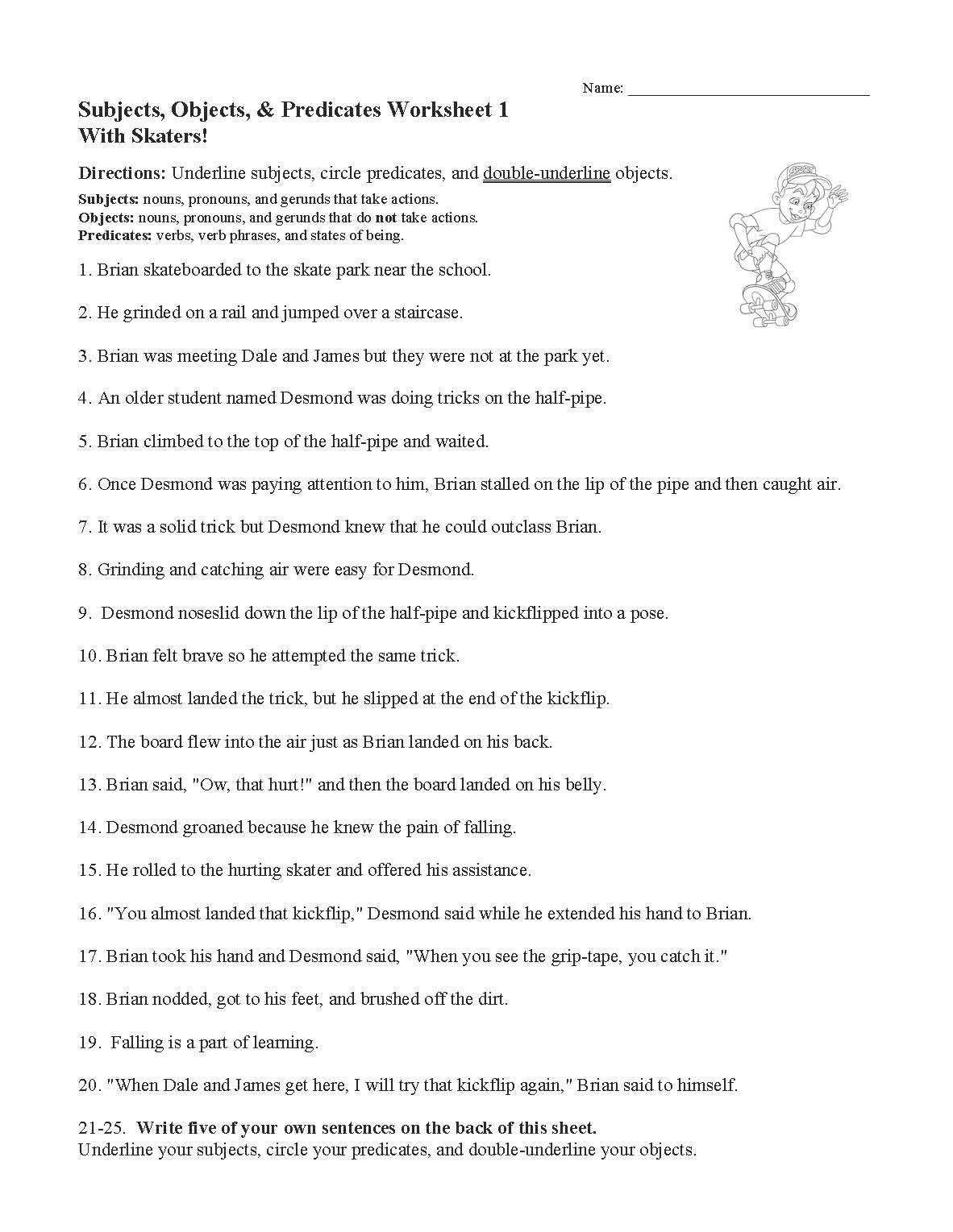 Printable Sentence Writing Worksheets Printable Sentence Writing Worksheets