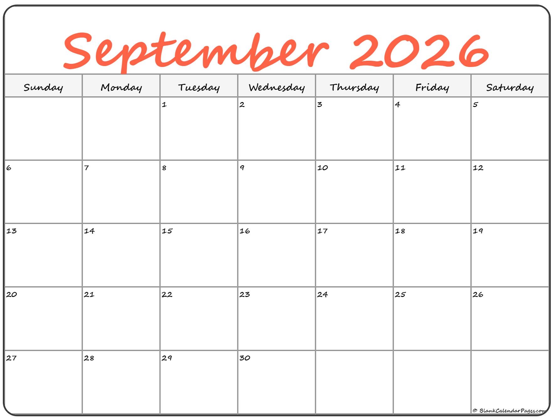 September 2025 Calendar Free Printable Calendars September 2025 Calendar Free Printable Calendars