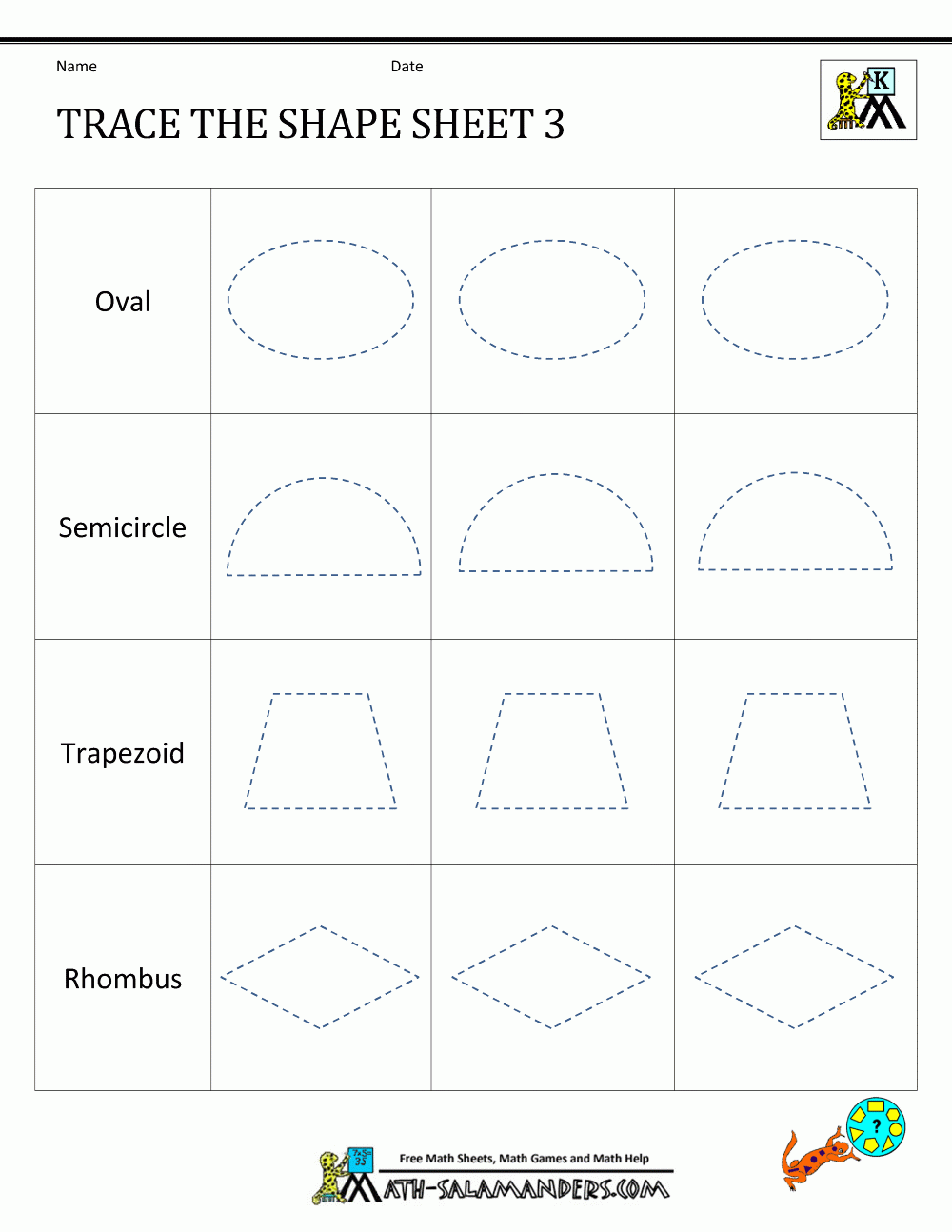 Free Printable Tracing Sheets Free Printable Tracing Sheets