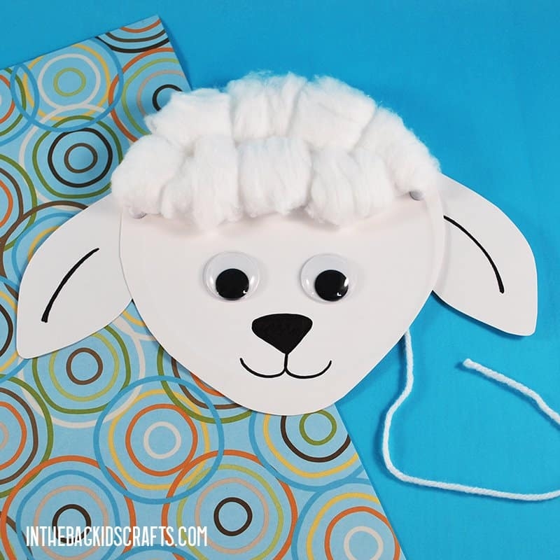 Sheep Craft With Cotton Balls FREE Template In The Bag Kids 