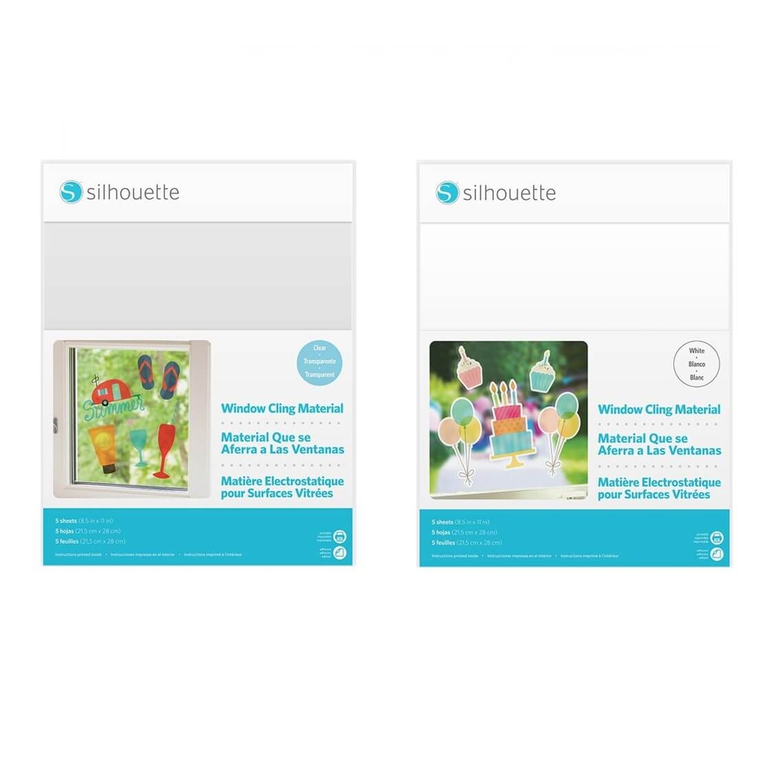 Silhouette Printable Window Cling Material CraftStore Direct Silhouette Printable Window Cling Material CraftStore Direct