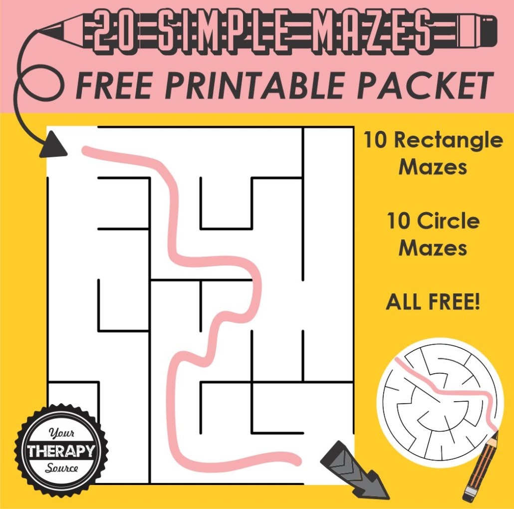 Maze Worksheets Printable