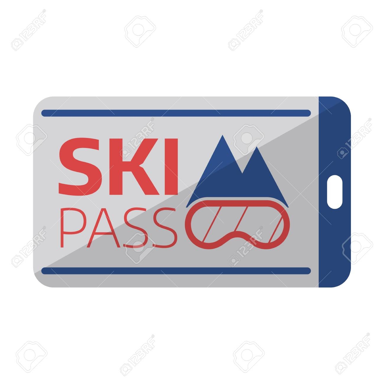 Free Printable Ski Pass Template